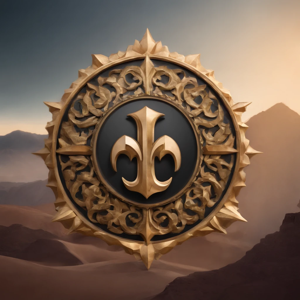 "Create a distinctive crest for 'The Alpha Mind' profile. The logo should be a creative fusion of the letters M and A, incorporando elementos que representem a mentalidade alfa. Make sure the logo is visually impactful and conveys a sense of intellectual leadership and mental strength." paisagem infravermelha