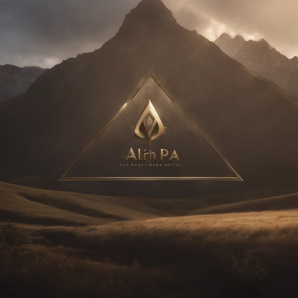 "Create a distinctive crest for 'The Alpha Mind' profile. The logo should be a creative fusion of the letters M and A, incorporando elementos que representem a mentalidade alfa. Make sure the logo is visually impactful and conveys a sense of intellectual leadership and mental strength." paisagem infravermelha