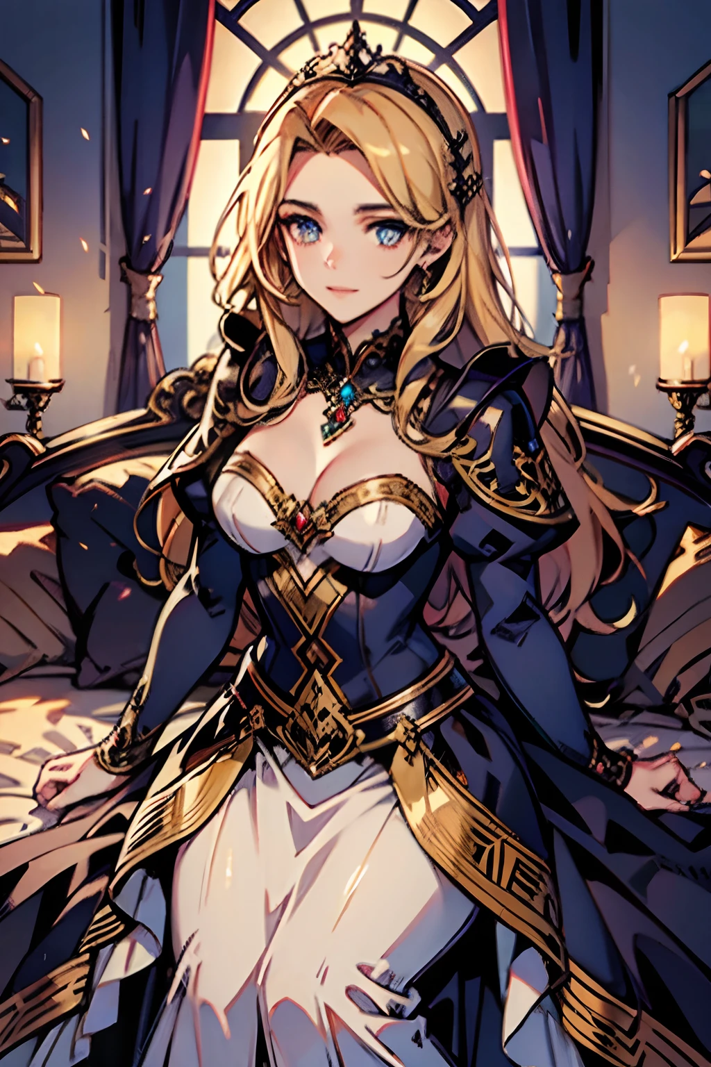 invasora de sonhos adulta com roupa para jogo otome