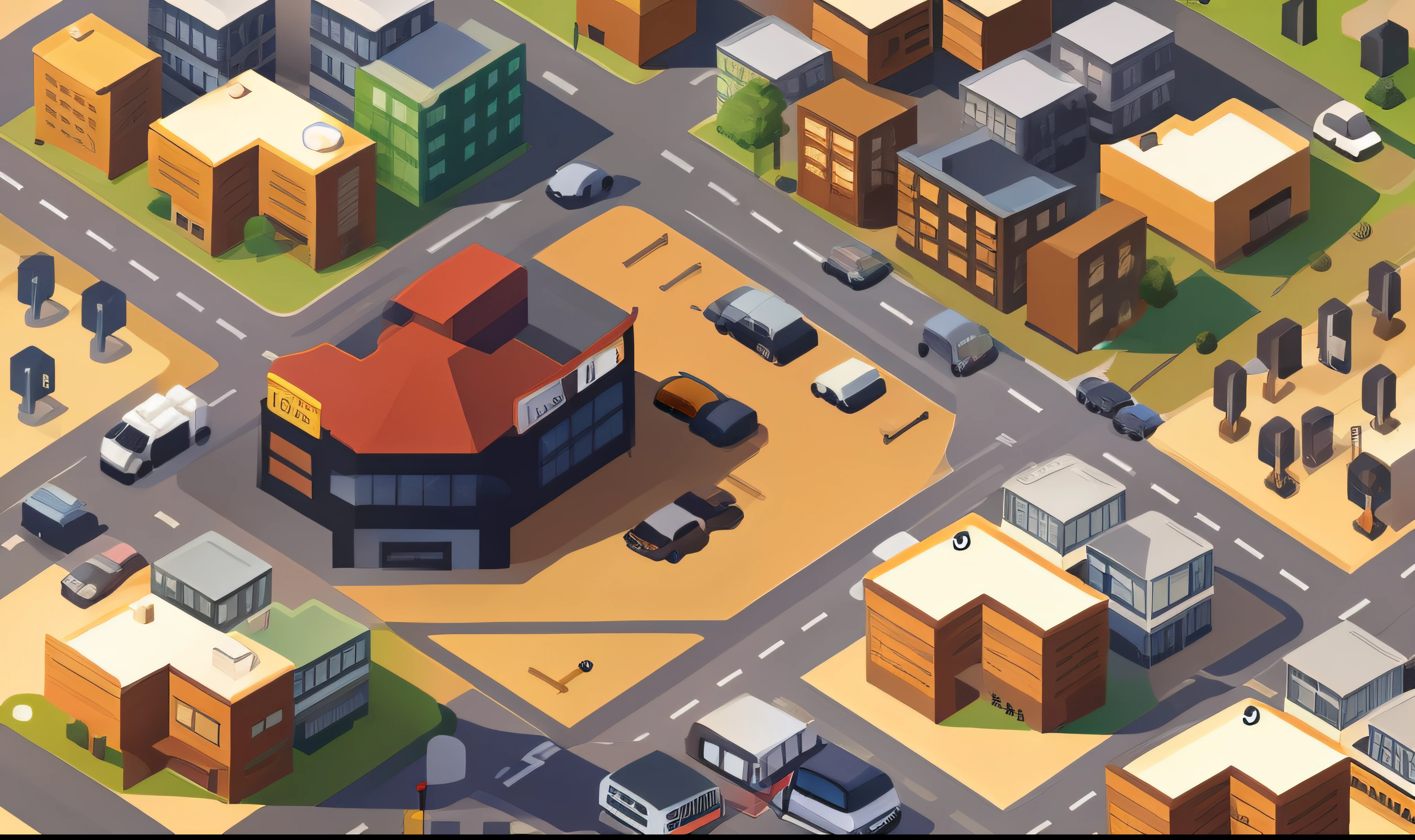 城市,crossroad,buliding,vehicles,pedestrians
