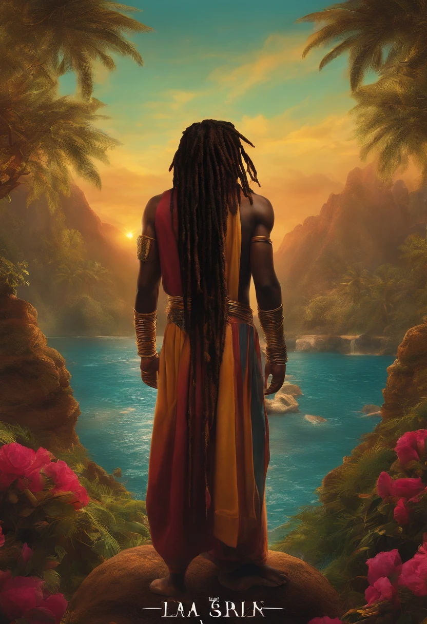 rap album cover art with few Renaissance strokes with dreads