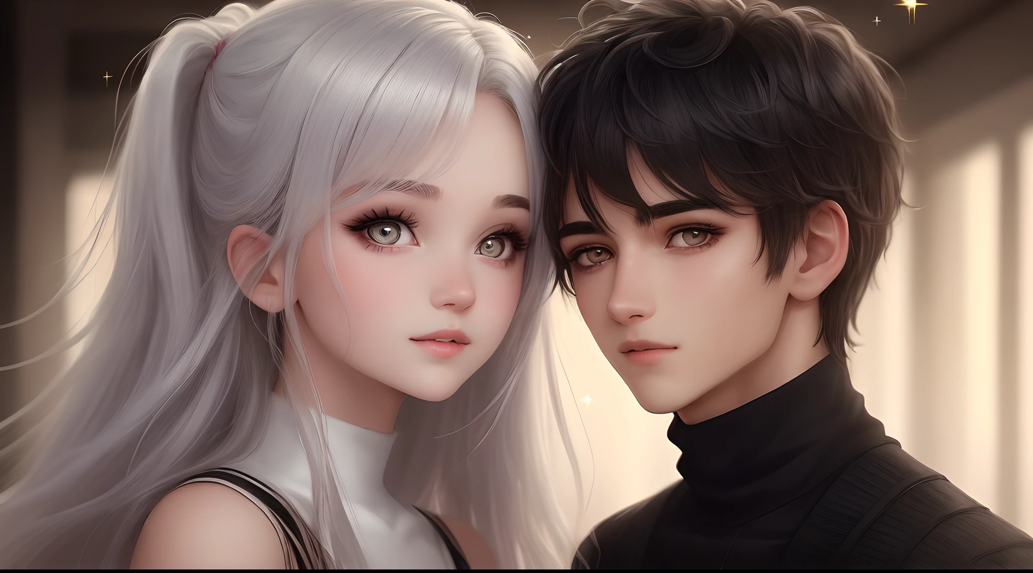 A girl who keeps looking at someone. The one whose eye color is black and whose hair is so beautiful that people keep looking at him, must be 17 years old. There should be a different sparkle in his eyes. Its nut should be black in colour. There is a different glow in her face and her glow is unique