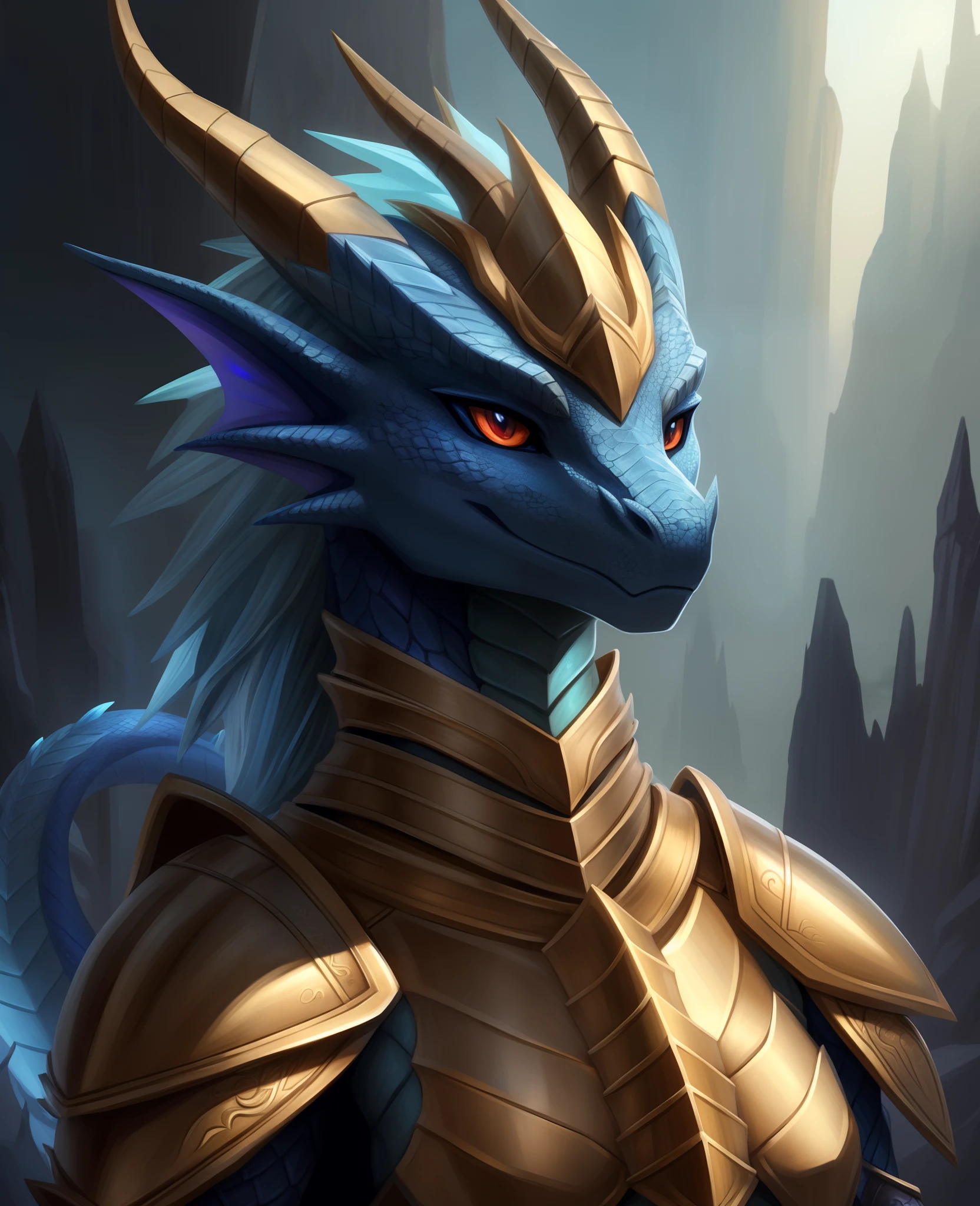 anime - imagem estilo de uma mulher cavaleiro, anthro dragon art, dragon inspired armor, dragon armor, dragon queen, fantasy inspired dragon armor, realista, draconic looking armor, epic fantasy art style, dragon scale armor, the dragon girl portrait, epic fantasy digital art style