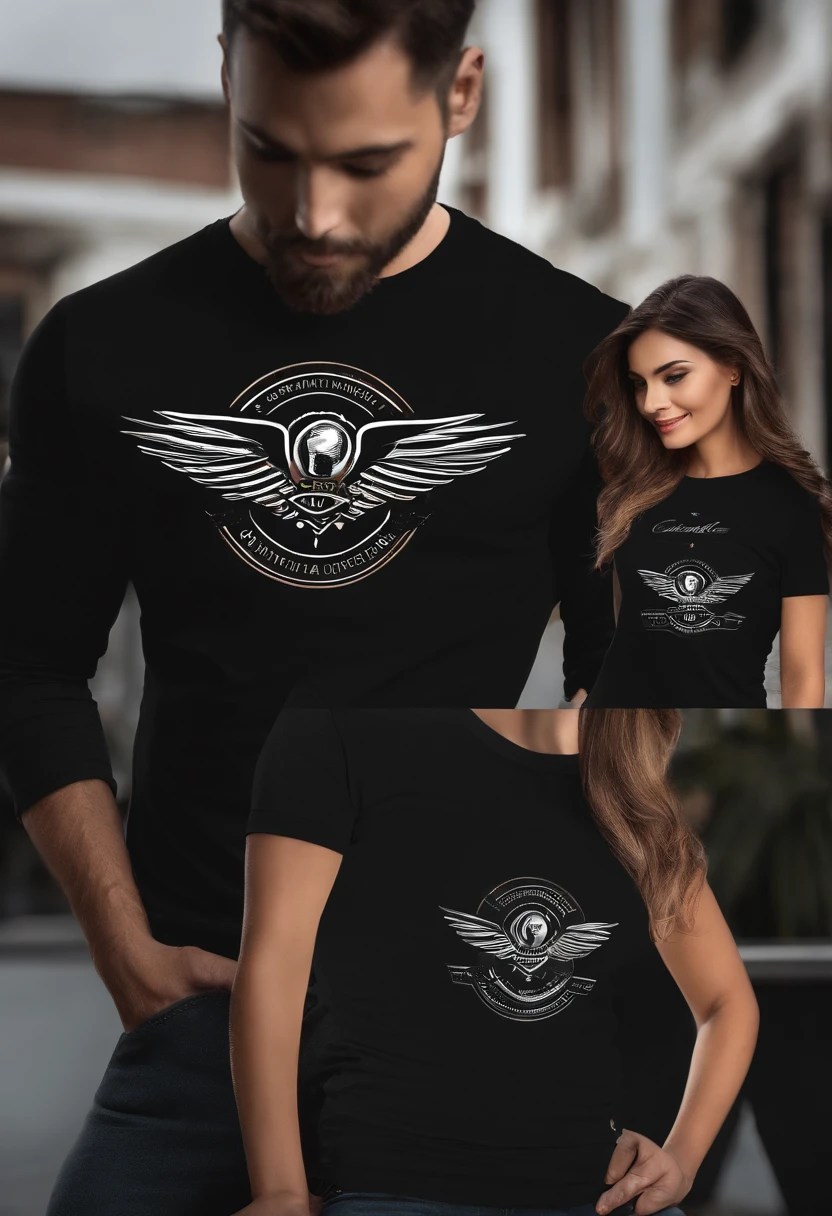 "Generate a premium T-shirt logo design with a dark and playful concept targeting young adults aged up to 30. No text is needed; focus on distinctive visuals."