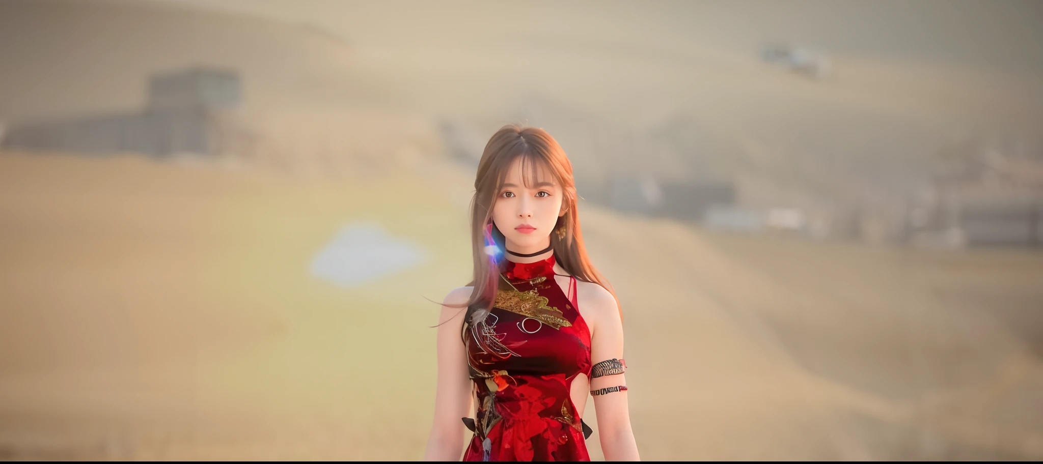 mix4, 20d, solo, long_hair, shirt, dress, high_heels,full_body, look_at_viewer, (8k, RAW photo, best quality, masterpiece:1.2), (realistic, photo-realistic:1.37), professional lighting, photon mapping, radiosity, physically-based rendering,