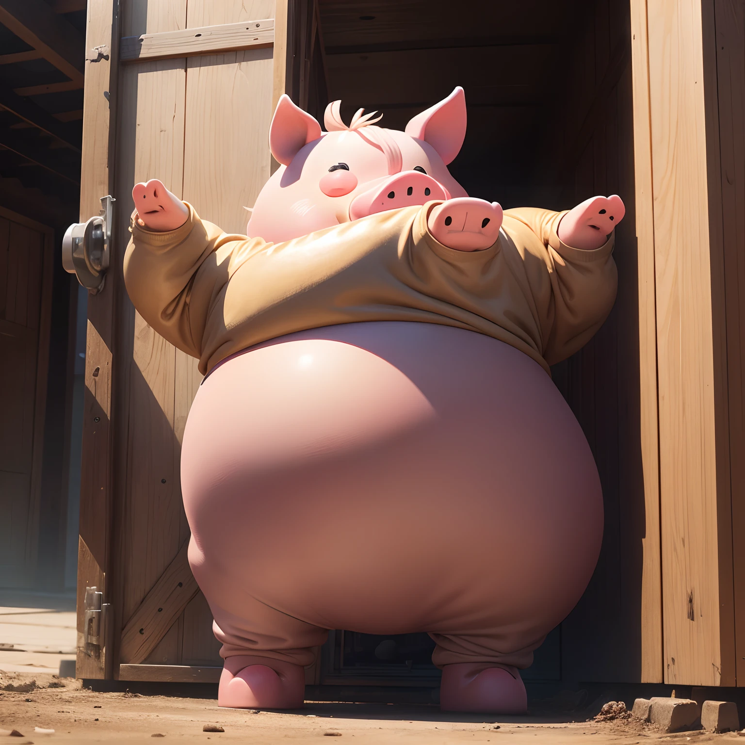 cute, (Fat, Obese, Overweight male, anthro, hippo), (detailed scrotum, detailed eyes, detailed mouth), bright lighting, full of effects, background effects, digital illustration, masterpiece, anime style, perfect obese anatomy, perfect face, centered, approaching perfection, dynamic, highly detailed, artstation, smooth, sharp focus, illustration, intricate details, big bulge, white male panties