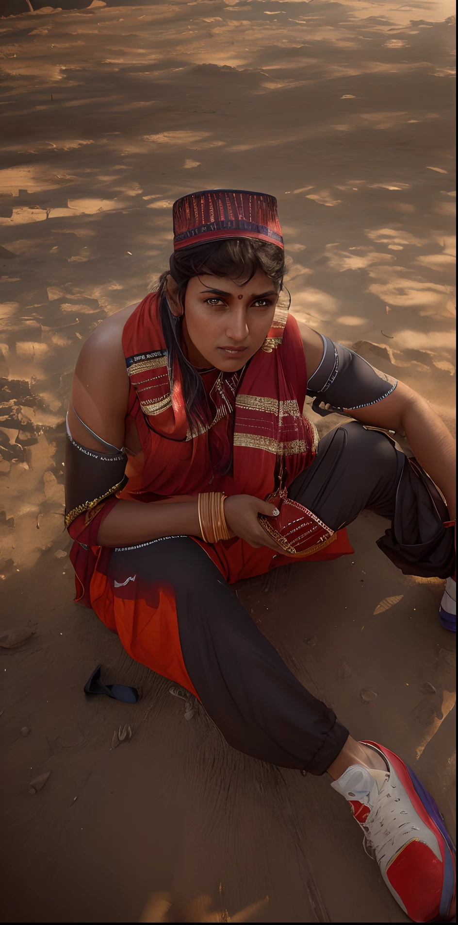 beautiful mature Indian college girl, in track outfit, outside on track field, ((slim, petite)), photorealistic, photo, masterpiece, realistic, realism, photorealism, high contrast, photorealistic digital art trending on Artstation 8k HD high definition detailed realistic, detailed, skin texture, hyper detailed, realistic skin texture, armature, best quality, ultra high res, (photorealistic:1.4),, high resolution, detailed, raw photo, sharp re, by lee jeffries nikon d850 film stock photograph 4 kodak portra 400 camera f1.6 lens rich colors hyper realistic lifelike texture dramatic lighting unrealengine trending on artstation cinestill 800,