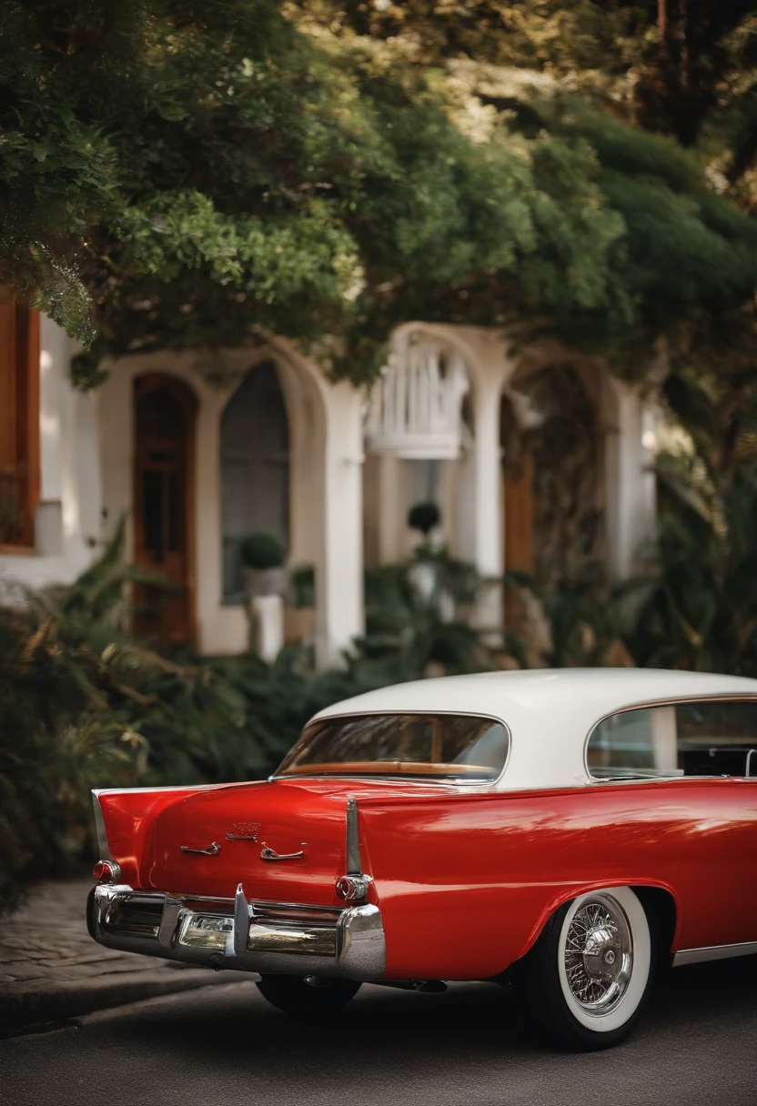Stylish photos that decorate the room、shores、Sea view、((classic car))