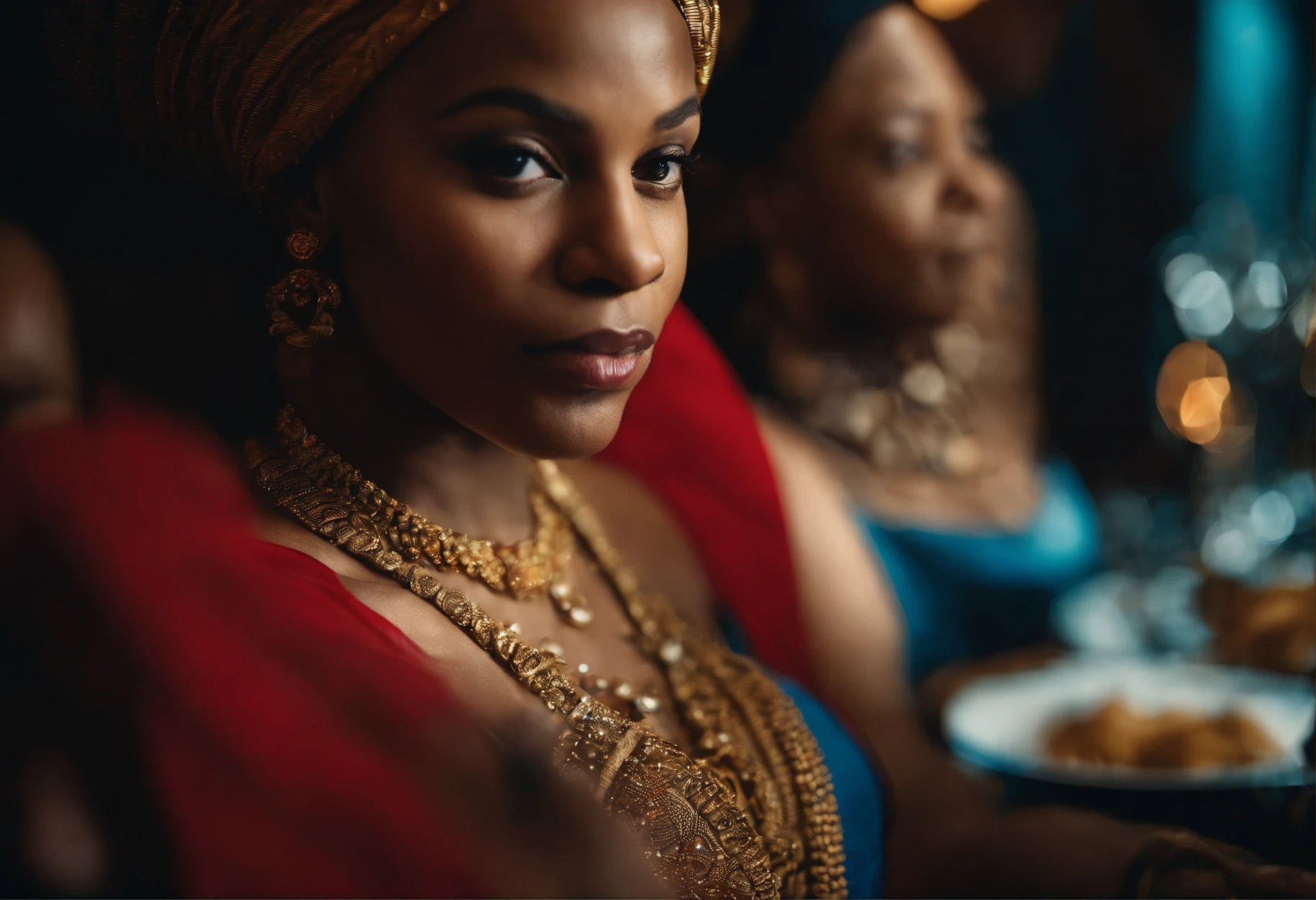 best quality,ultra-detailed,highres,masterpiece:1.2,realistic, HDR, UHD, studio lighting, extreme detail description, professional,vivid colors,bokeh,portraits,Mbappe,African roots,clash of cultures,colorful traditional outfit, wedding,stripper