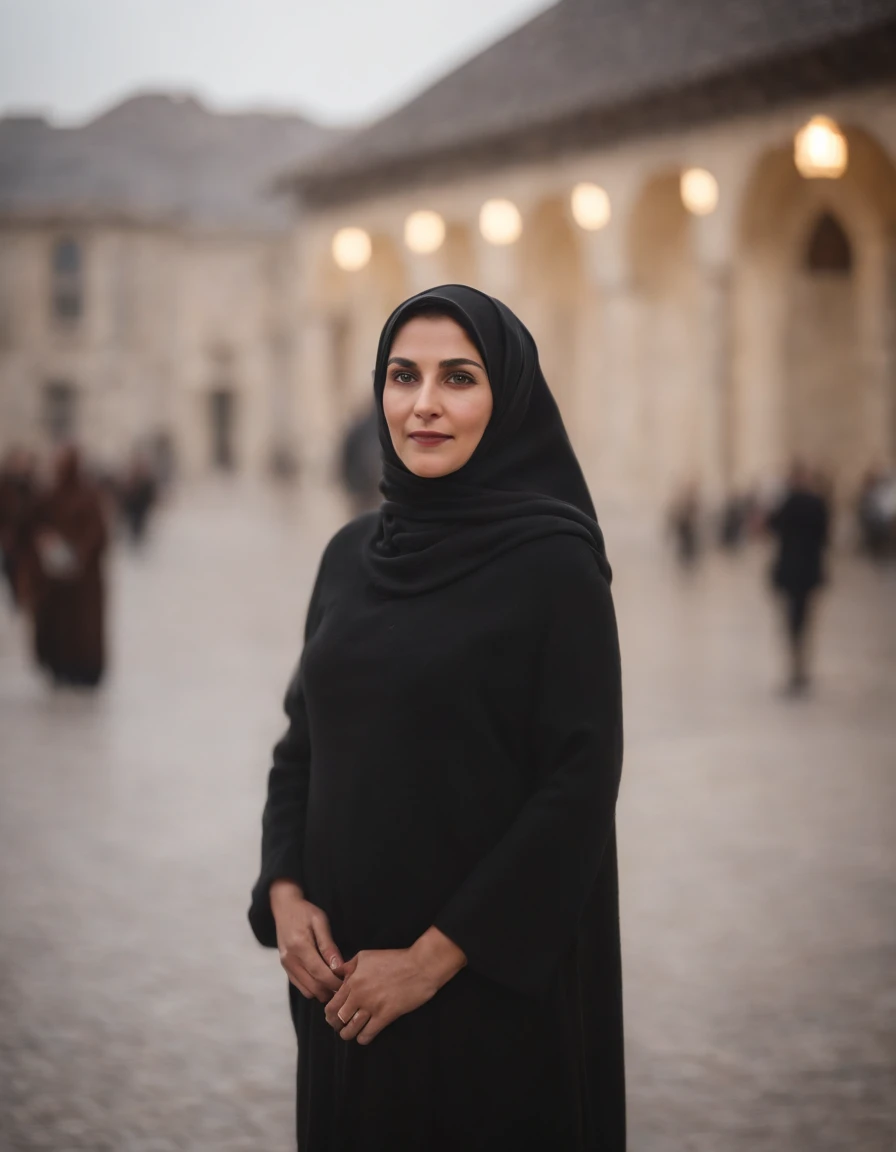 Eine Frau, that is on the street in Turkey, Moschee, Multikulturalismus, Sigma 85mm F/1.4 DG HSM Art, Turkey Language School, Nackte Ehrlichkeit,blaue Augen, schwarzes Haar