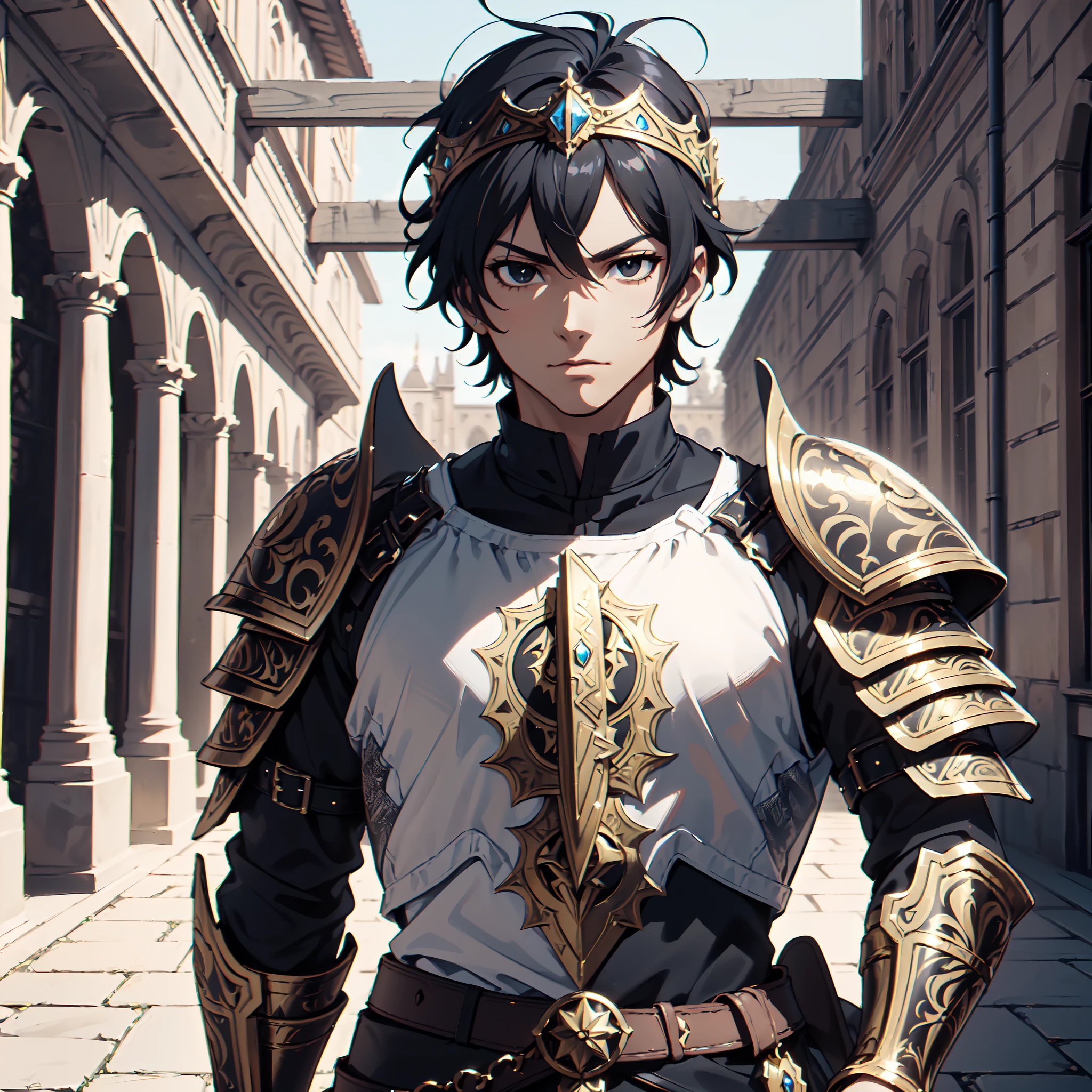 128K Ultra High Definition,
128K Ultra High Quality,
128K Ultra High Resolution,
Best Definition,
Best Quality,
Best Resolution,
Perfectly Detailed,
Perfectly Designed,
Extremely Detailed,
Extremely Designed,
Hyper Detailed,
Hyper Definition,
Hyper Quality,
Hyper Resolution,
Masterpiece,
(((Anime))),
Body Shot,
(((Boy))),
Handsome,
Muscular Body,
(((Black Short Hair))),
(((Black Eyes))),
(((Hyper Detailed & Perfectly Designed Armor Plates))),
(((Hyper Detailed & Perfectly Designed Engraving Jeweled Baron Armor With Headpiece))),
(((Inside Of Medieval Royal Palace Background Scenery))),