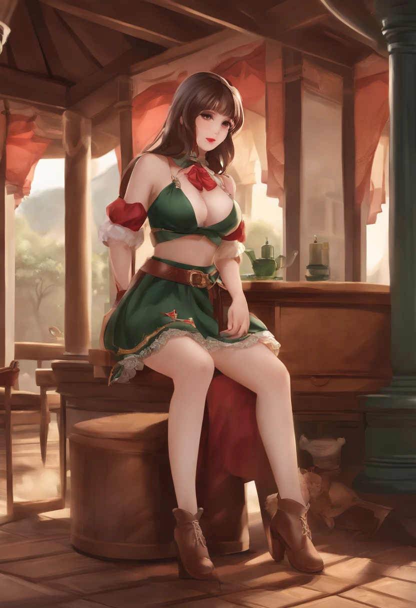 slip bra，Cute ，style of anime，，Exposing bra，Reveal cowboy girl ，Show little feet，Expose the soles of your feet，is shy，Sell moe，Kizi，