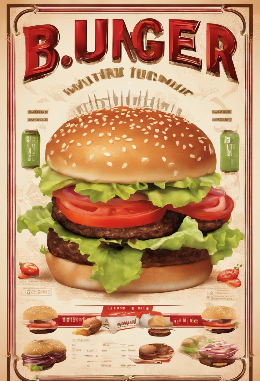Advertising for burger