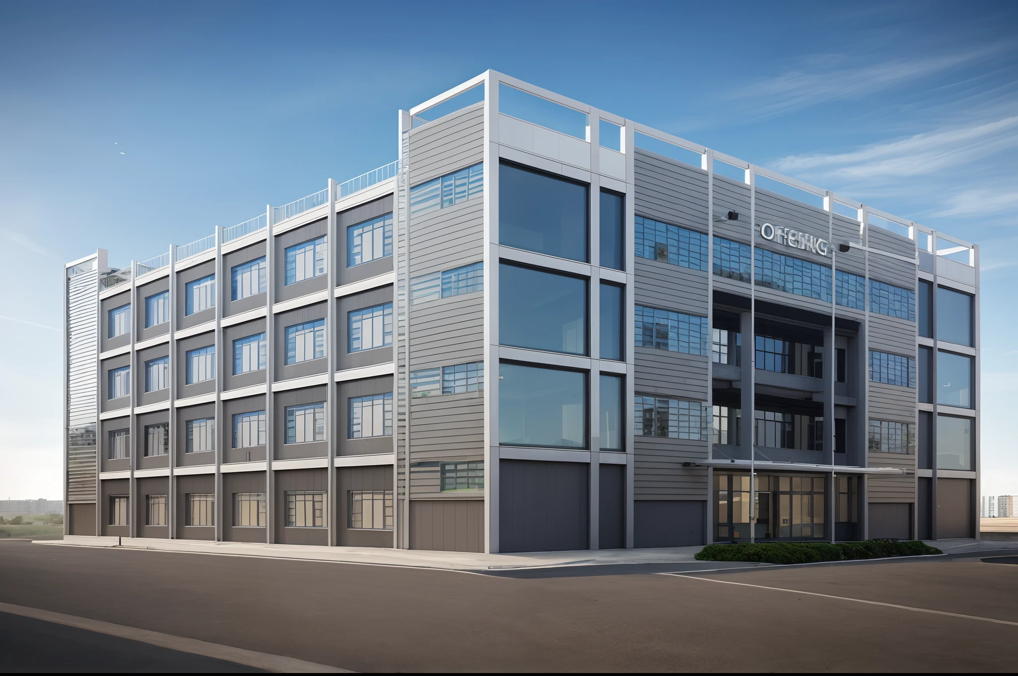 Modern office building