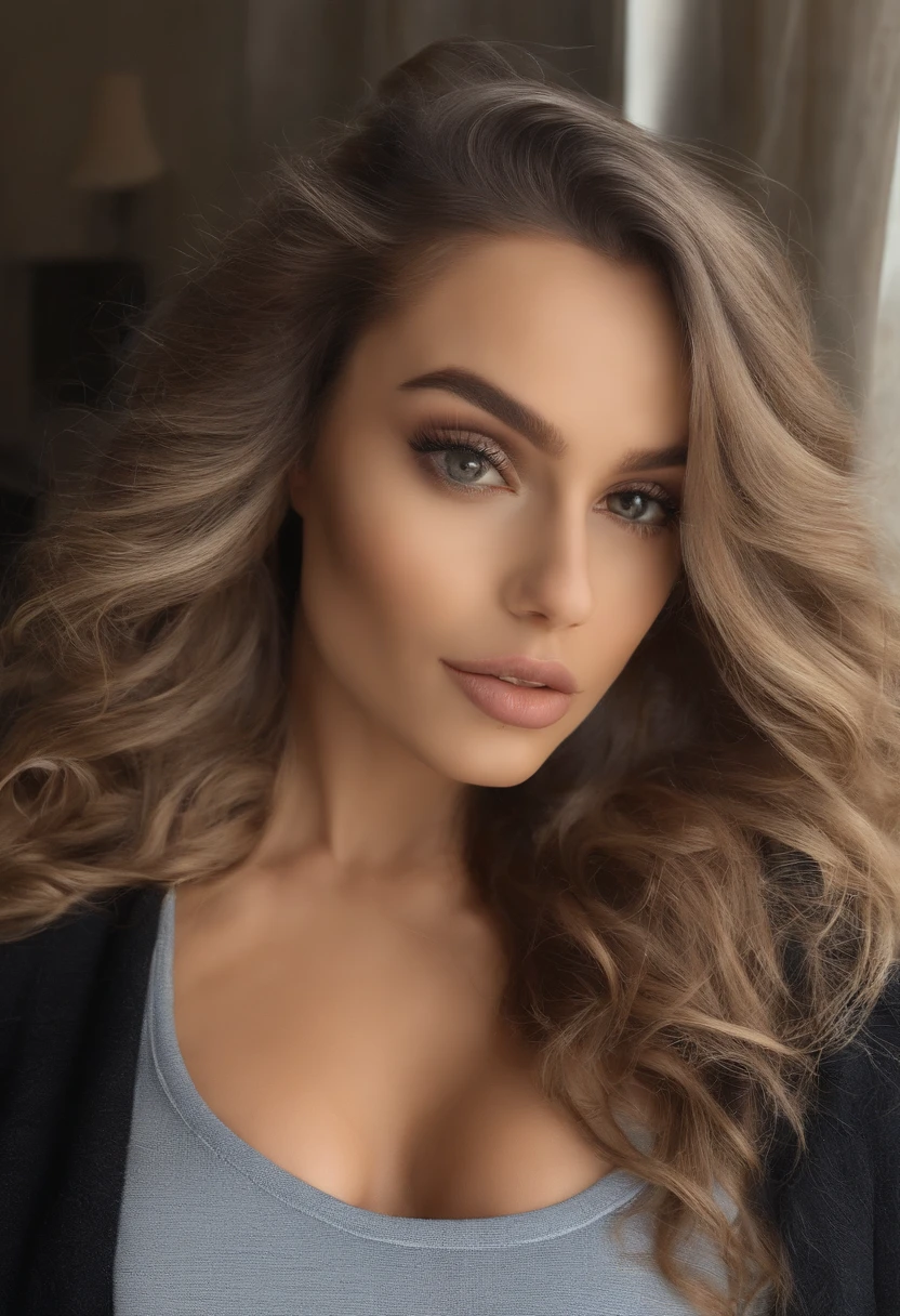 mulher arafed totalmente nua, sem roupa, menina sexy com olhos azuis, no-bra: (1.5),  open ultra realistic, meticulosamente detalhado, Retrato Sophie Mudd, cabelos loiros e olhos grandes, selfie de uma jovem mulher, Olhos do quarto, Violeta Myers, sem maquiagem, maquiagem natural, Looking directly at the camera, Rosto com ArtGram, maquiagem sutil, impressionante tiro de corpo inteiro no clube, medium to large bust