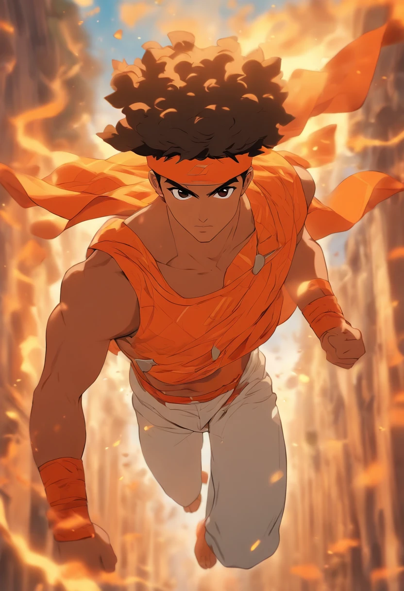 HERMES THE GREEK GOD, running pose, from side