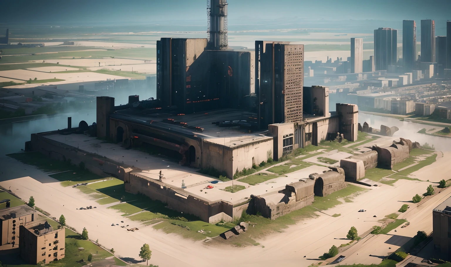 industrial architecture,tmasterpiece,best qualtiy,high detal,hyper realisitc
