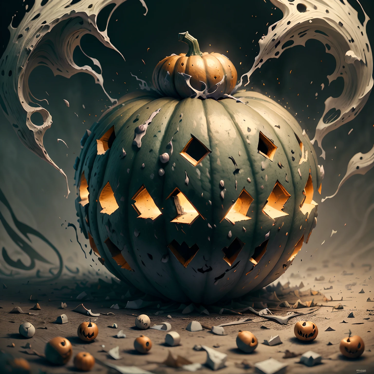DonMBr0ck3nM1rr0rXL pumpkin carving, multi-layered carving, funny face, evil,score_9, score_8_up, score_7_up, score_6_up, score_5_up, rating_safe <lora:DonMBr0ck3nM1rr0rXL-pony:1>