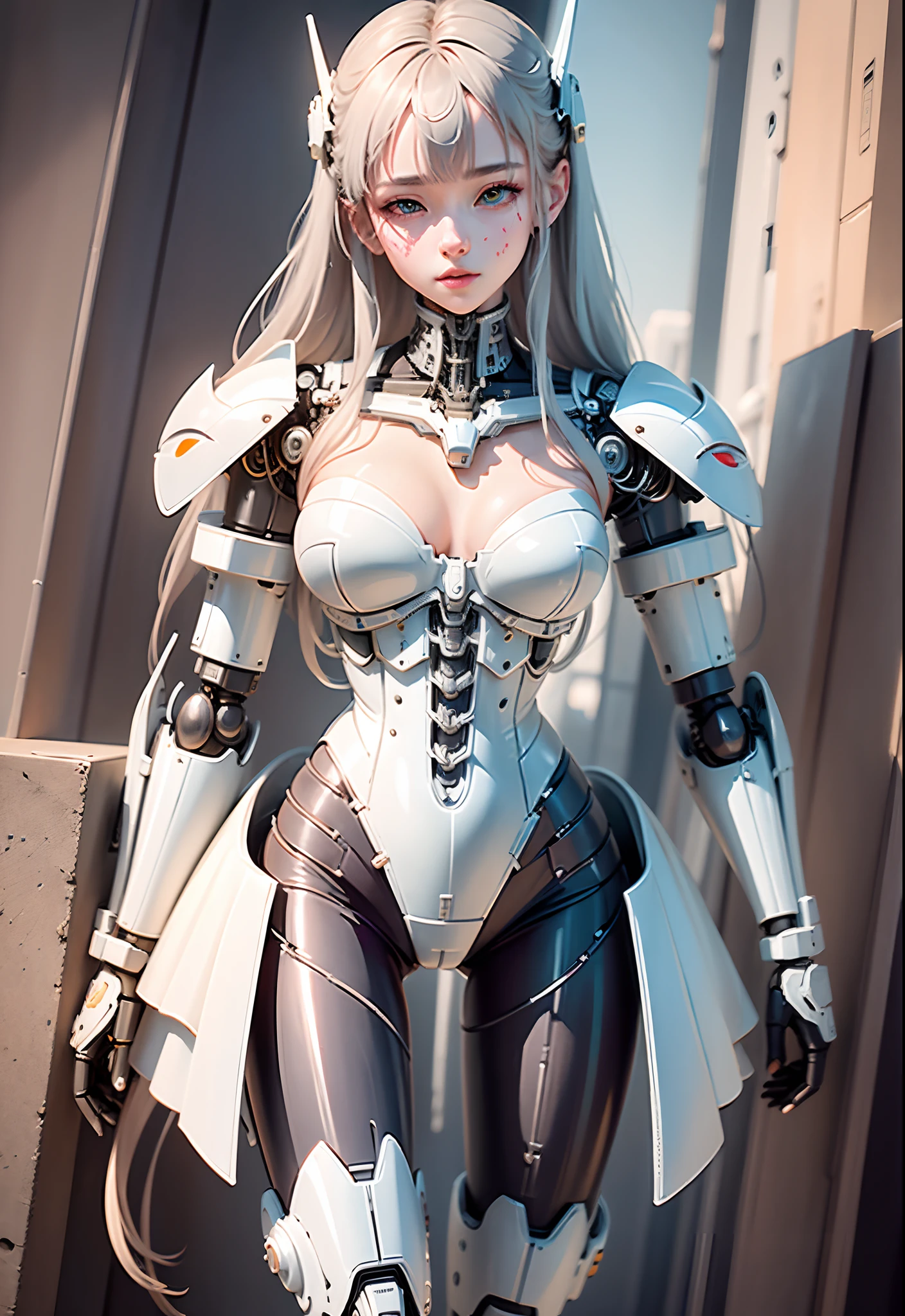 (original) , (very detailed wallpaper) , very detailed illustrations, (1 Girl) , beautiful eyes, (delicate face) , perfect detail,
((mechanical parts)), mechanical spine, mechanization, future, wide hips, laboratory, ((mecha)), stylish energy \(module\), repairing,
(best lighting) , (super complex detail) , 4K Unity, (super detailed CG: 1.2) , (8K: 1.2) , lifelike,