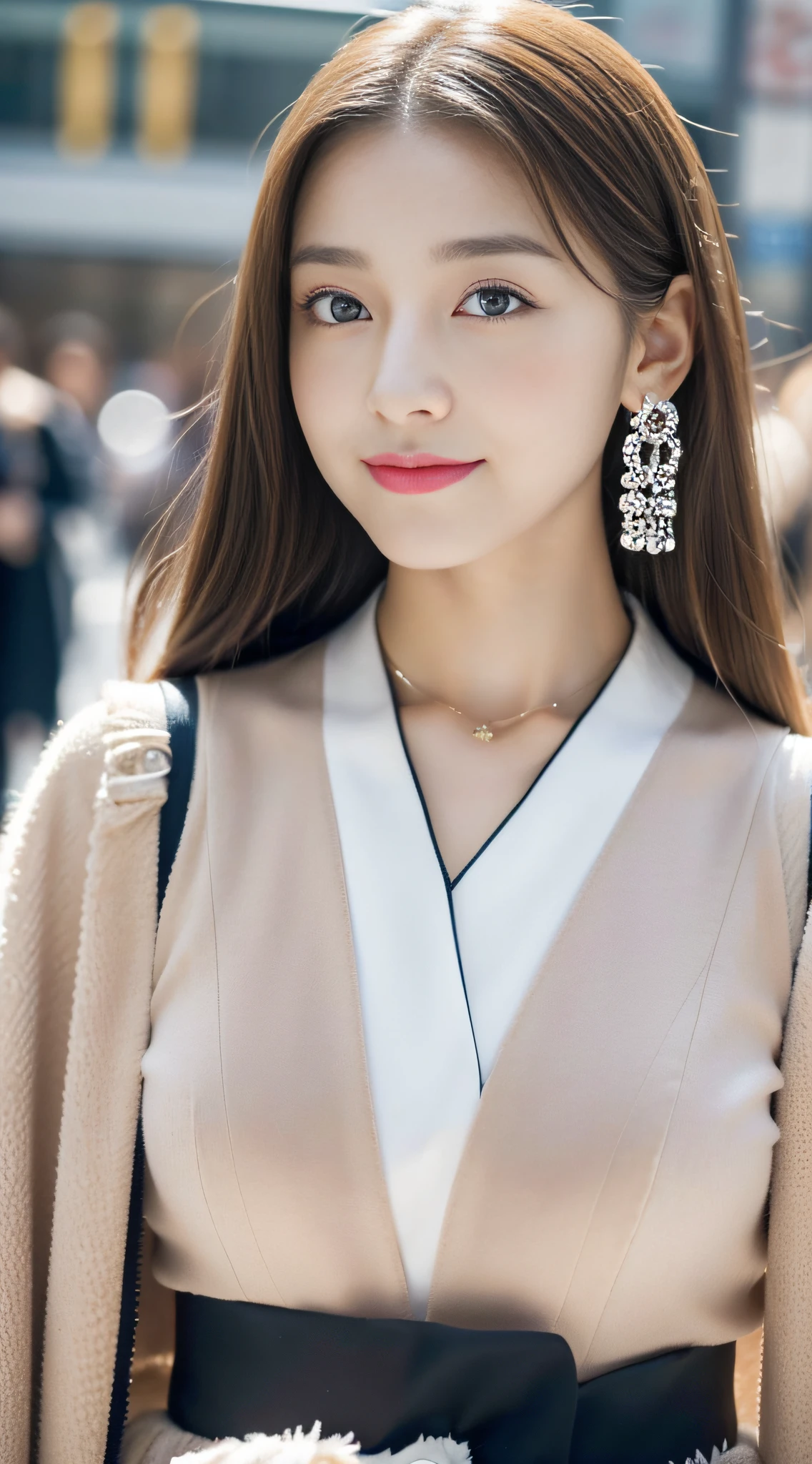 (((32K,very high res, high detailing, highly accurate, masutepiece、girl1,Full body image))),Raw photo & realistic atmosphere,beautiful dark blue eyes,Detailed mouth,Glossy lips,Detailed eyebrows,Eyes drawn in detail with soft white skin that shines in every detail、Very beautiful eyes with azure eyes,Detailed lips、Very beautiful face,Very well-formed face、Lifelike face,shiny beautiful lips,Beautiful eyebrows,Infinite reality,Best design,（Insanely cute Japan -yeld hischool girl,,Beautiful thighs,Ideal legs,Beautifully shaped breasts,Very cute beautiful girl,Little Gi）,Best Natural Makeup,Japanese ido,Korean Idols,Young sensual idol,Moist eyes,Beautiful eyes that sparkle,Beautiful butt,beauty legs,,camel's foot,：1.2),超A high resolution、The face of a masterpiece with high detail,Natural and realistic face,Back lighting,Pure eyes are too cute,(((Photorealism from top to bottom))),,Reality Live Action,（Earrings that look fashionable,,a necklace,A bracelet,gyuru,Glossy nail art：1.4）,Blonde shortcuts,Bunching your hair in anticipation of it,Very beautiful Lolita fashion with high detail high definition,Beautiful modern Lolita in high detail high definition,Looks Back,On the streets of Harajuku,Gentle smile