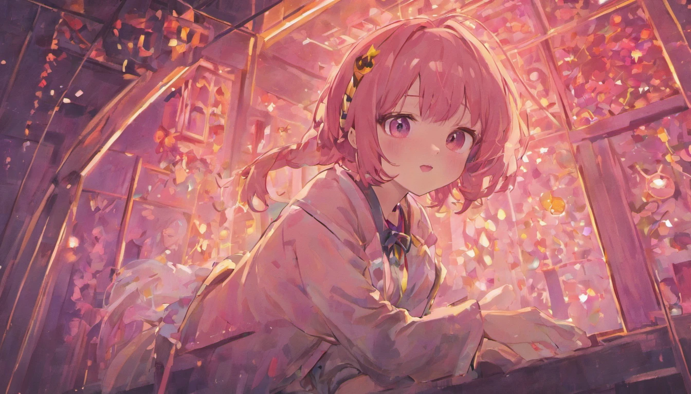 Girl with the perfect face,1人,Infirmary beds,blazers,Black tights,natta,Pink hair,bobhair,Shyness,Ha is just,rays of moonlight,mouth ajar,hi-school girl,cute little,cute little,cute little,Laughing a little,