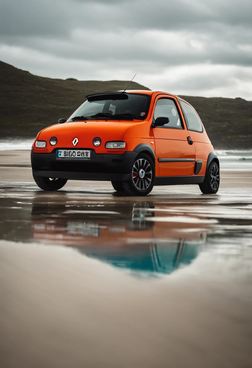 Renault Twingo en la playa