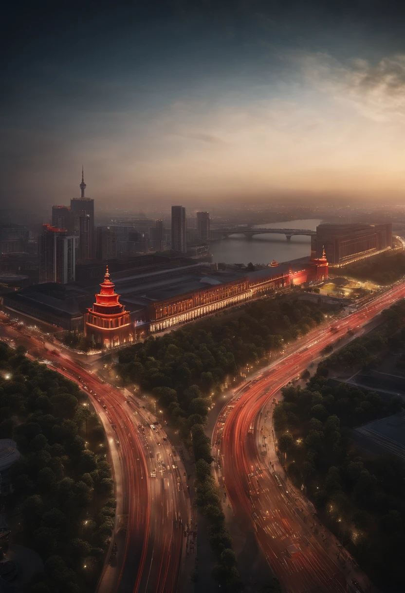 Poster for National Day，Tianjin