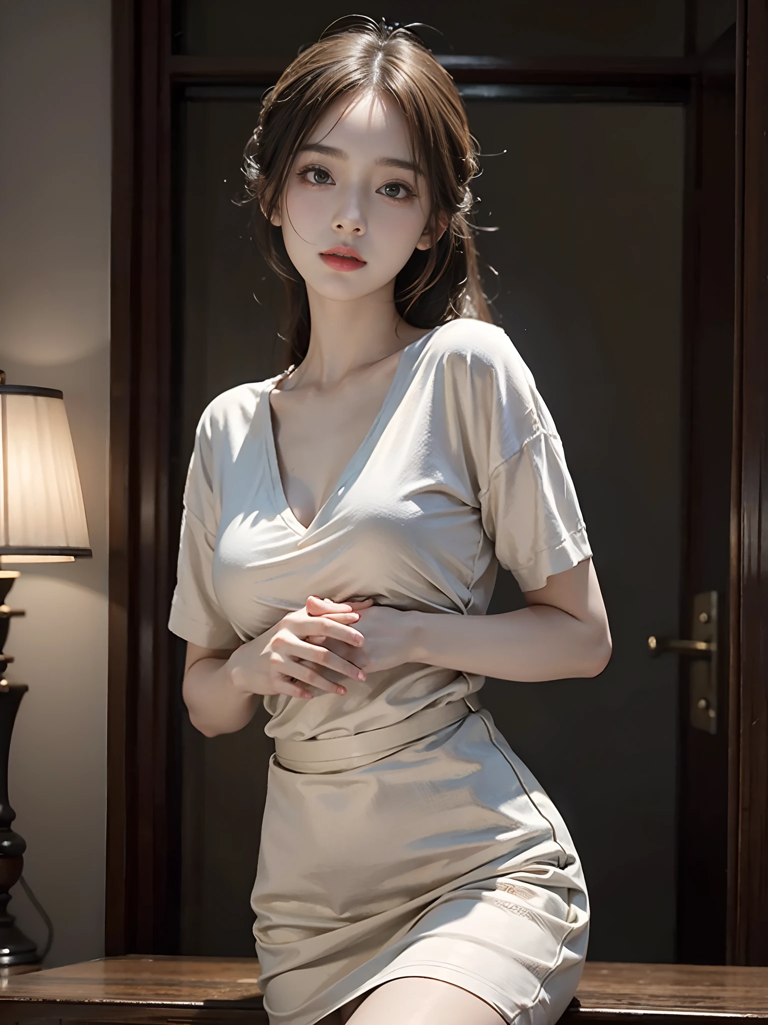 top-quality、​masterpiece、超A high resolution、(Realistic:1.4)、Raw photo、1 、lighting like a movie