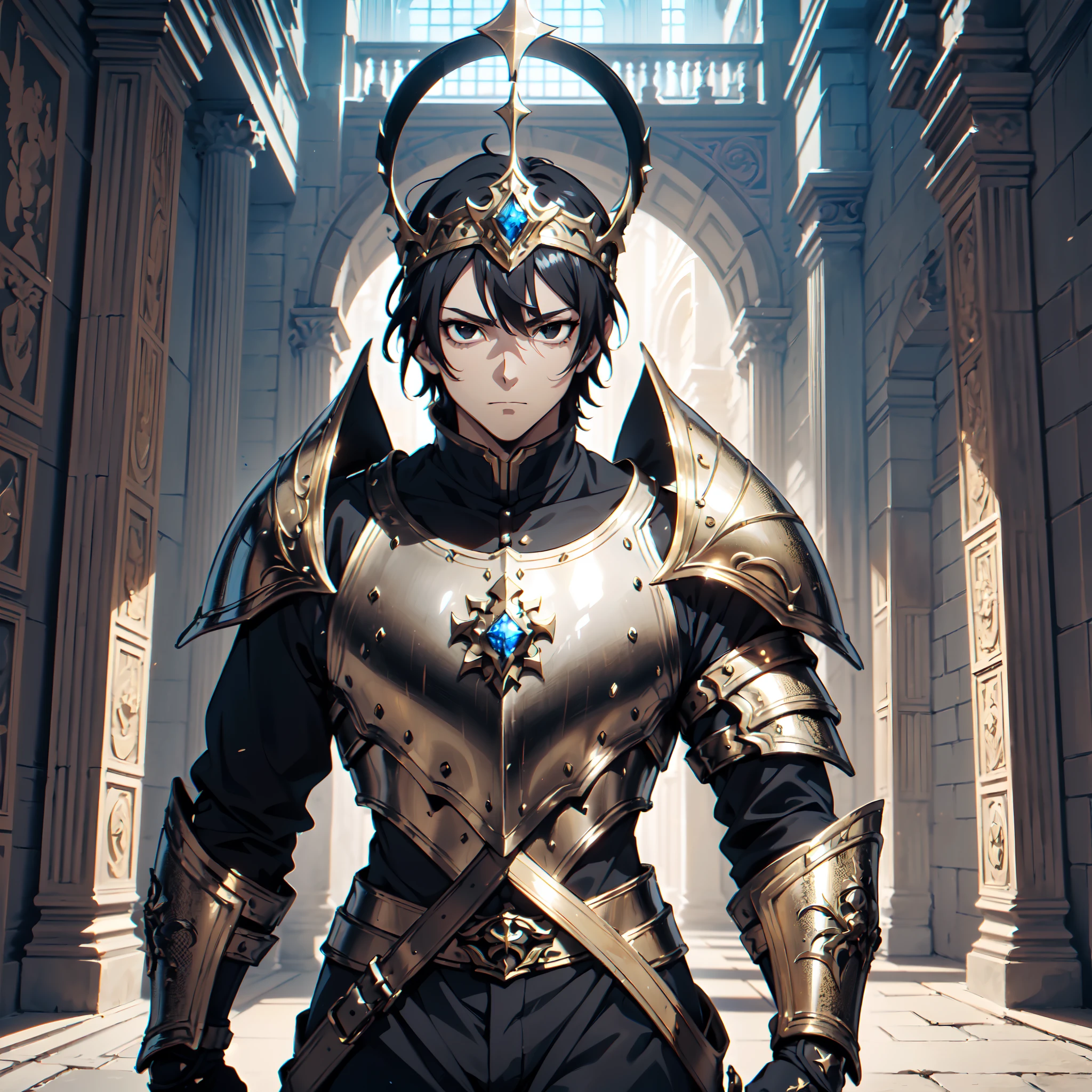 128K Ultra High Definition,
128K Ultra High Quality,
128K Ultra High Resolution,
Best Definition,
Best Quality,
Best Resolution,
Perfectly Detailed,
Perfectly Designed,
Extremely Detailed,
Extremely Designed,
Hyper Detailed,
Hyper Definition,
Hyper Quality,
Hyper Resolution,
Masterpiece,
(((Anime))),
Body Shot,
(((Boy))),
Handsome,
Muscular Body,
(((Black Short Hair))),
(((Black Eyes))),
(((Hyper Detailed & Perfectly Designed Bronze Armor Plates))),
(((Hyper Detailed & Perfectly Designed Engraving Jeweled Baron Armor With Headpiece))),
(((Inside Of Medieval Royal Palace Background Scenery))),