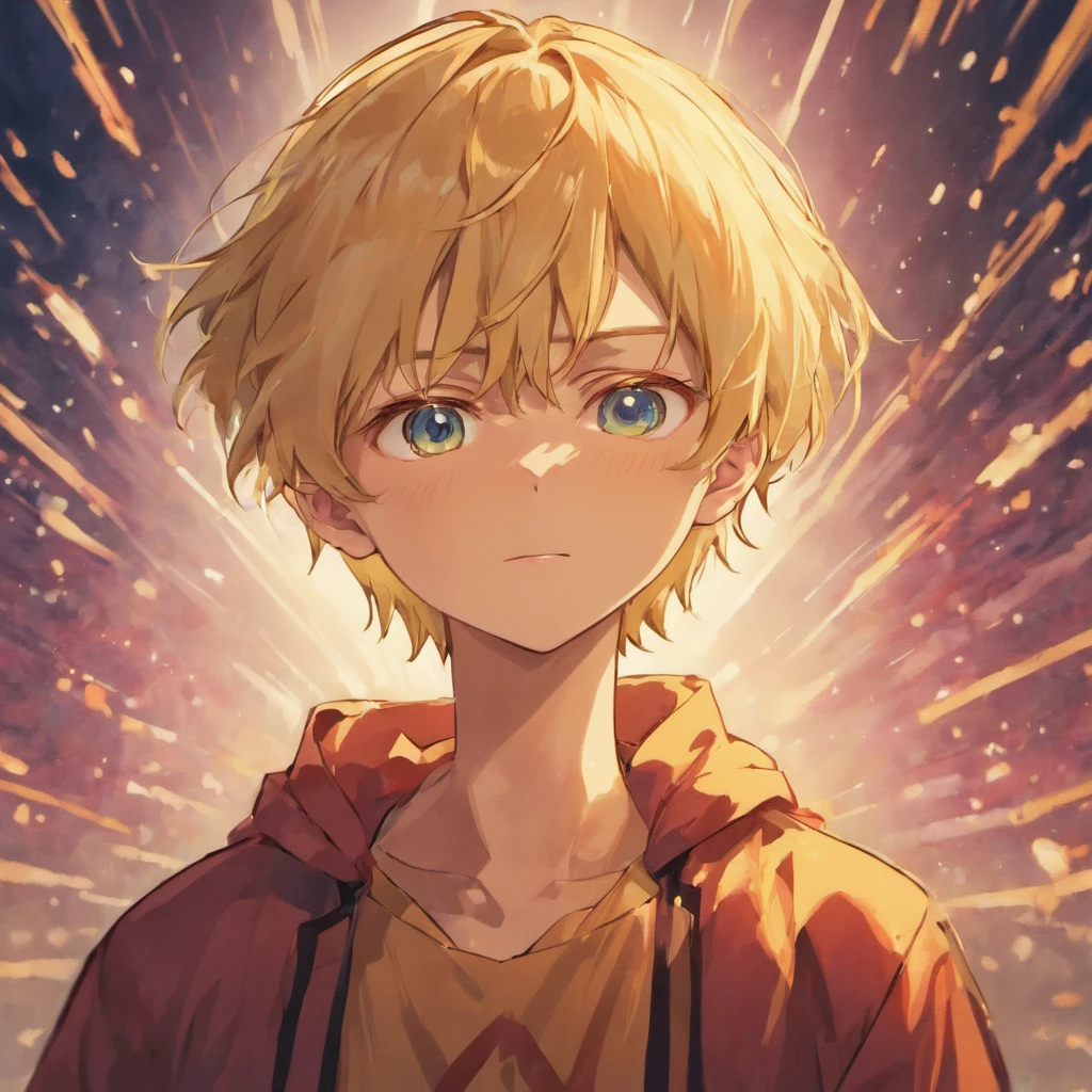 A 20-year-old blonde man