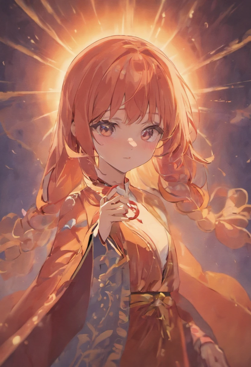 8k, RAW photo, best quality, masterpiece:1.2),(realistic, photo-realistic:1.37),sunset,soft light,"photo of a Beauty Arabic women with Huge boob,hijab, extremely beautiful face,bust,Random hairstyle,red hair color,Naughty expression,pigsney, adult content,nsfw,cleavage