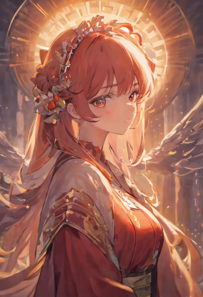 8k, RAW photo, best quality, masterpiece:1.2),(realistic, photo-realistic:1.37),sunset,soft light,"photo of a Beauty Arabic women with Huge boob,hijab, extremely beautiful face,bust,Random hairstyle,red hair color,Naughty expression,pigsney, adult content,nsfw,cleavage