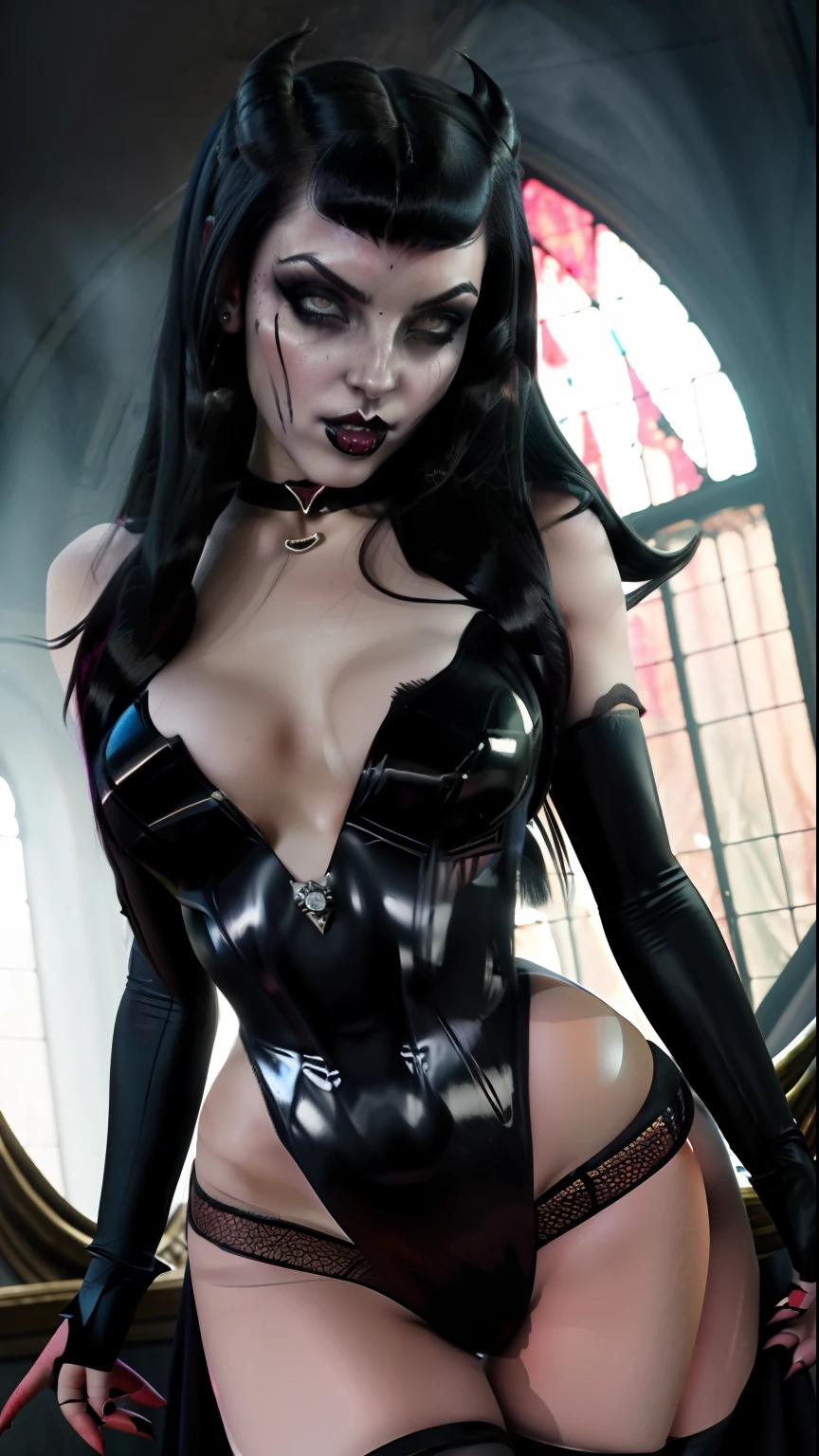 Gothic succubus ; beautiful vampire queen, vampire merusuccubus, gothic, beautiful solo  female merusuccubus vampire queen, Guweiz-style art, dark fantasy mixed with realism, androgynous vampire, goth maiden anime girl, gothic aesthetic, female vampire, gothic art style, vampire fashion, [4K digital art], art by sakimichan