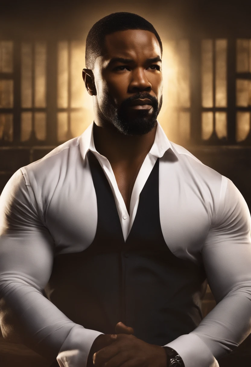 Michael Jai White em pose de luta em dimensao para tumbnail