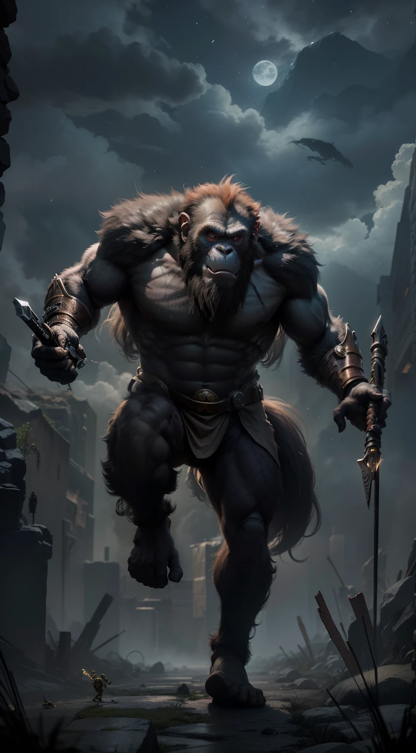 male, semen, black wolf, (furry body,) black body, high quality, realistic, muscular, massive, shrine, sacred, furry, masterpiece, (full nude, Stick out penis., Luxurious black loincloth, Luxury accessories, erection under cloth,)