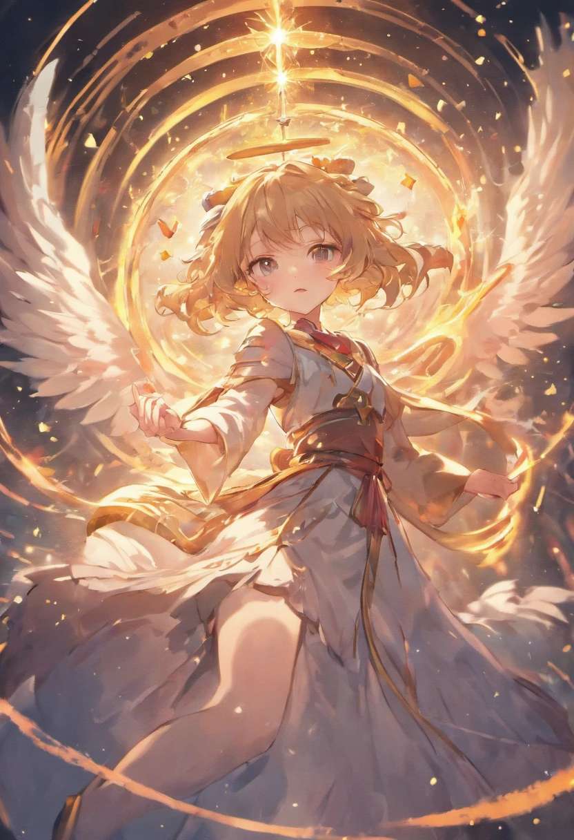 Anime Angel Style Magic The Gaterring ((master part)), ((melhor qualidade)), 8k, disco Rigido, Super Detalhe,
