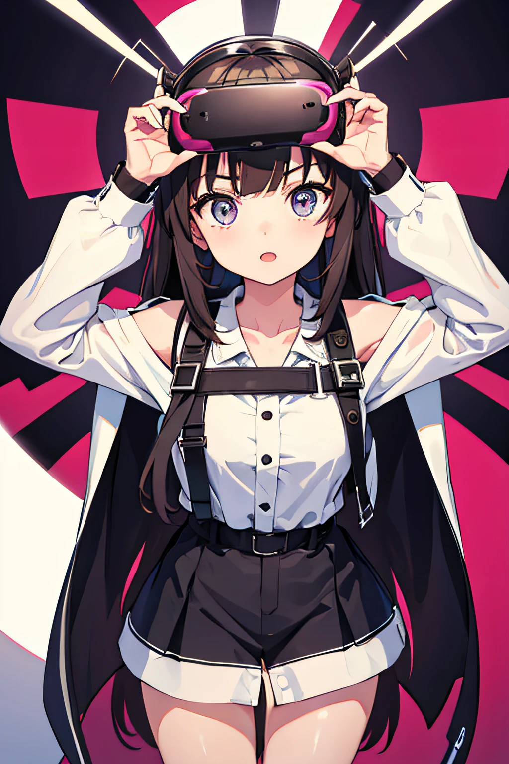 Girl Attaching VR
