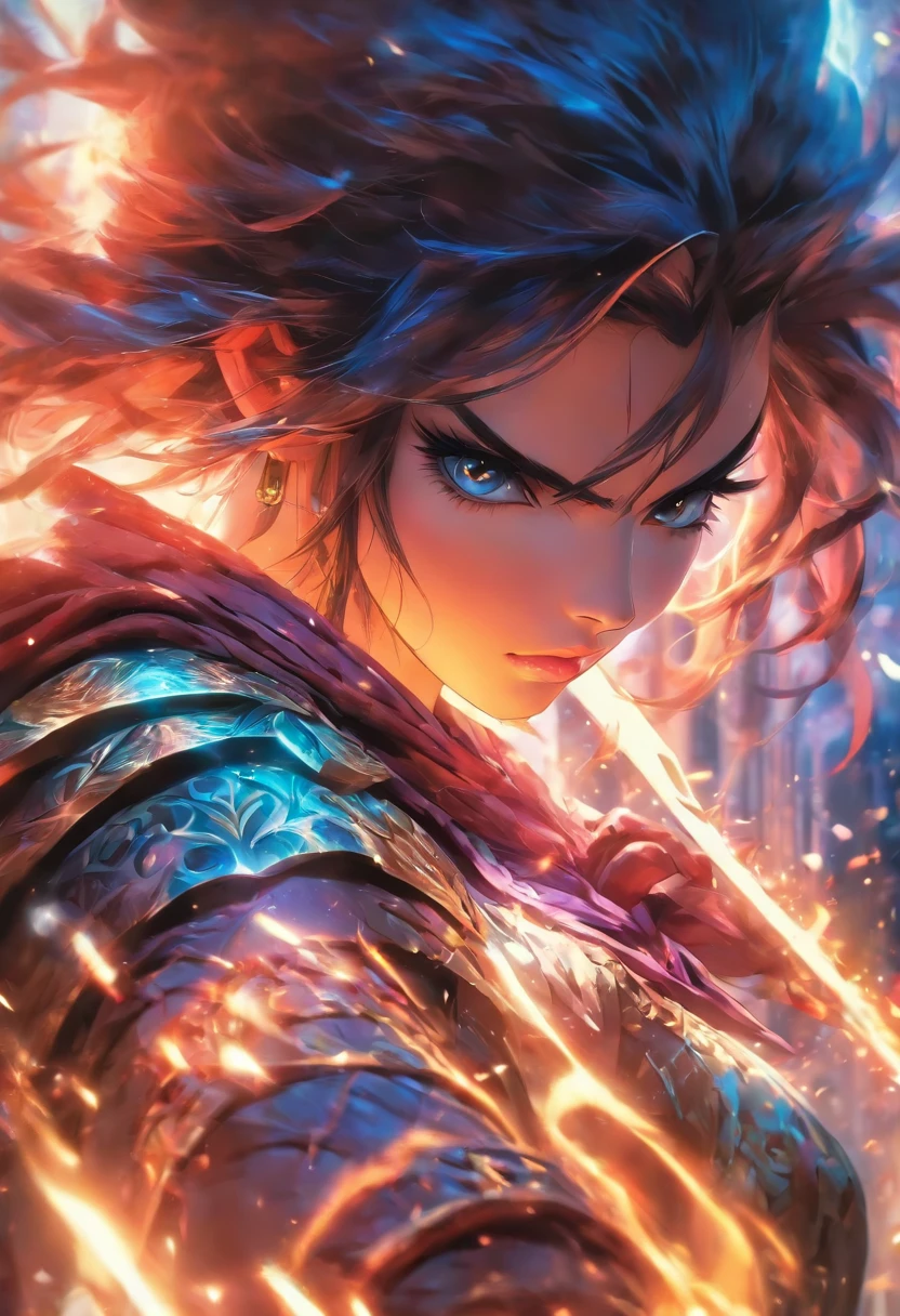 a close up of a woman with a sword in her hand, extremely detailed artgerm, she is holding a sword, style ivan talavera and artgerm, artgerm and rossdraws, black - haired mage, armor girl, gorgeous female paladin, epic exquisite character art, artgerm julie bell beeple, anime fantasy artwork, fullbody