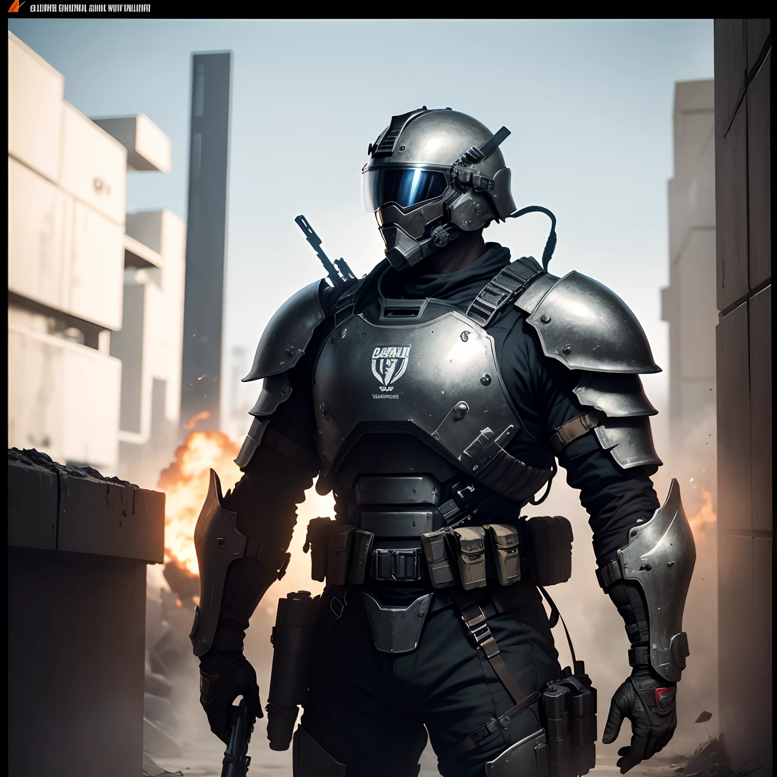 Man Call Of Duty, Full Armour, Action Shoot Warefare, Realistic Area War, Side to be Building Area, Take for Helmet Cevlar, Realistic Game 4K, Situation War Realistic area