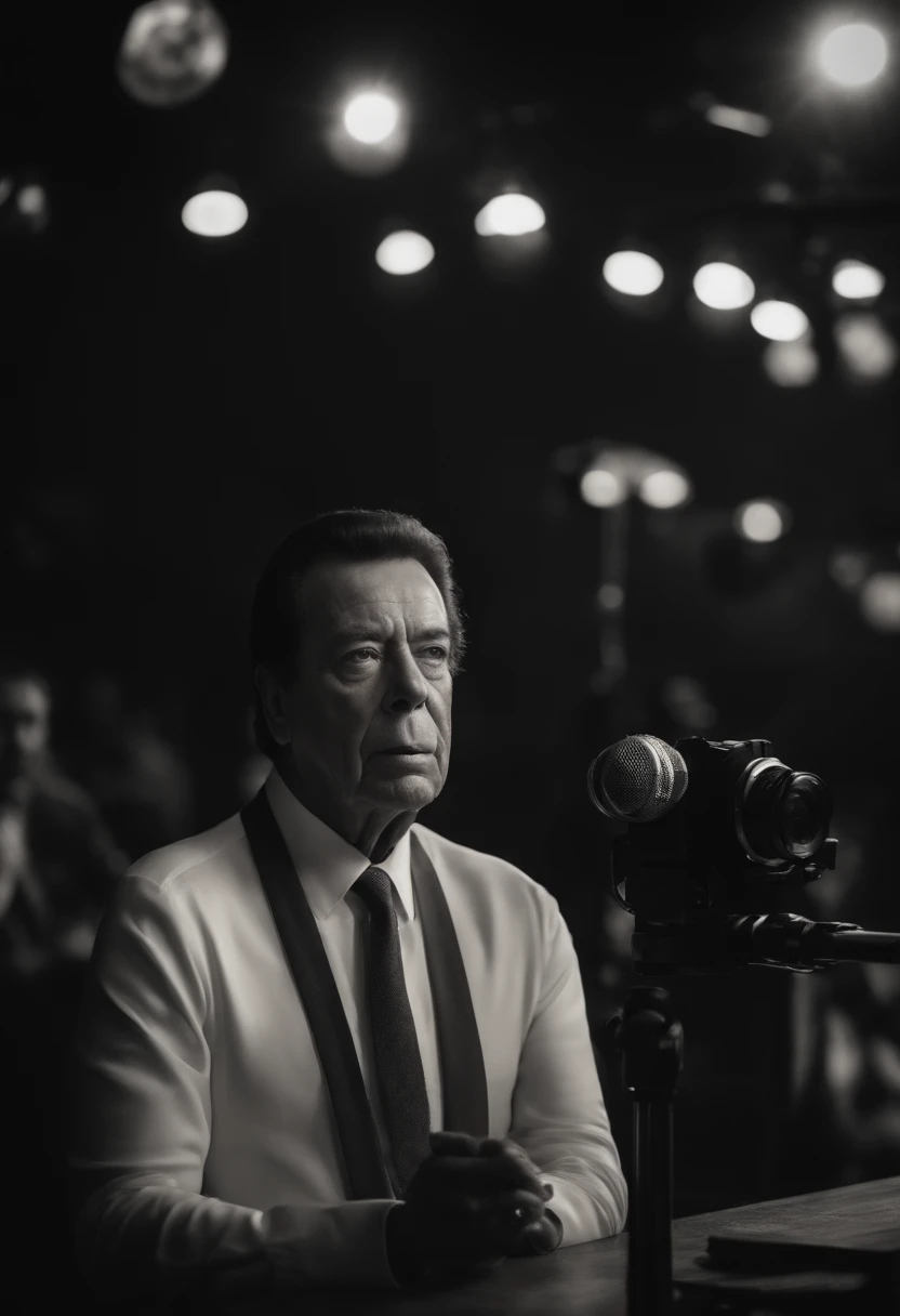UMA IMAGEM DO APRESENTADOR BRASILEIRO SILVIO SANTOS
