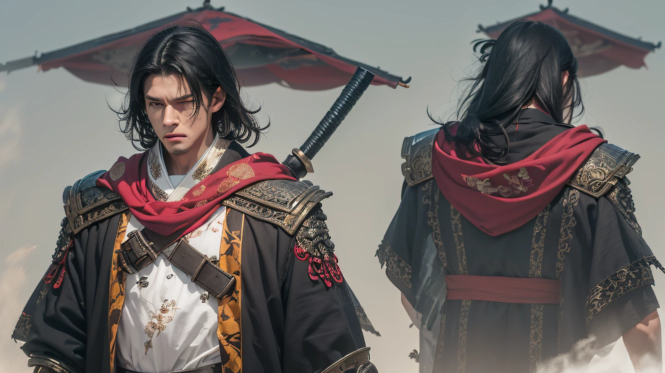（Explosive ruins）eyes filled with angry，He clenched his fists，Rush up，Deliver a fatal blow to your opponent，full bodyesbian，Full Body Male Mage 32K（tmasterpiece，k hd，hyper HD，32K）Long flowing black hair，Campsite size，zydink， a color， patriot （废墟）， （Linen batik scarf）， Angry fighting stance， looking at the ground， Batik linen bandana， Chinese python pattern long-sleeved garment， （Abstract propylene splash：1.2）， Dark clouds lightning background，Flour flies（realisticlying：1.4），Black color hair，Flour fluttering，Background fog， A high resolution， the detail， RAW photogr， Sharp Re， Nikon D850 Film Stock Photo by Jefferies Lee 4 Kodak Portra 400 Camera F1.6 shots, Rich colors, ultra-realistic vivid textures, Dramatic lighting, Unreal Engine Art Station Trend, cinestir 800，Flowing black hair,（（（Male mage））），The male mage was furious，