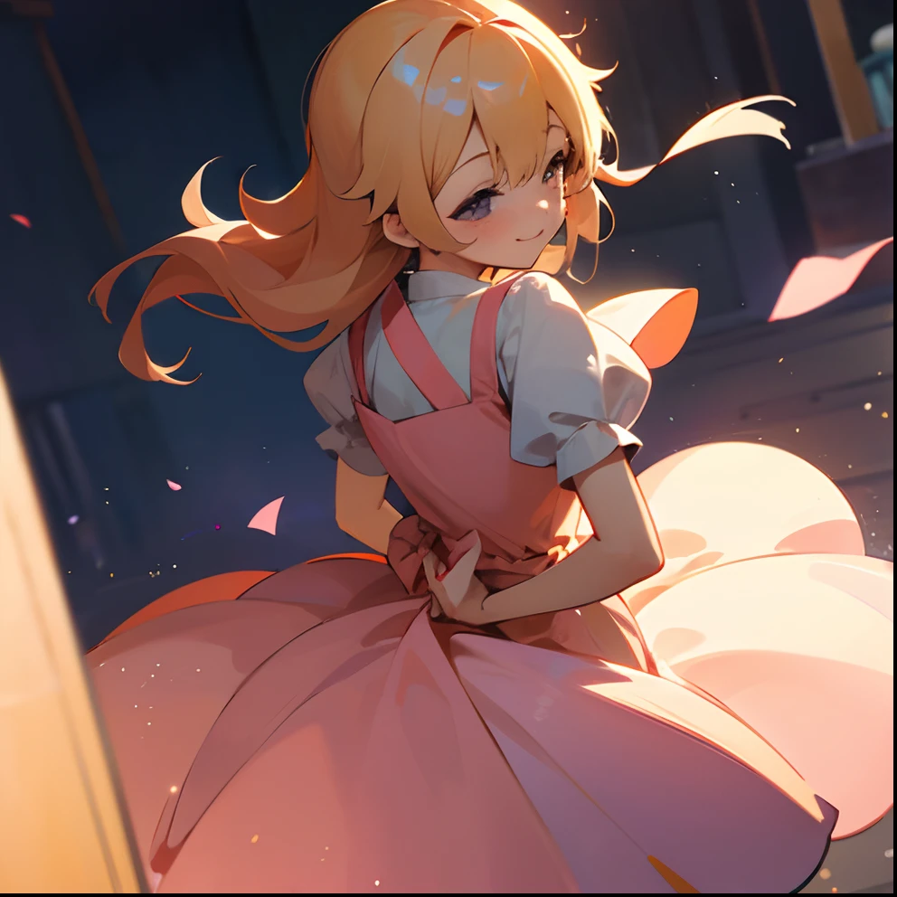 Easy everyday life、She pursued heartwarming moments with a smile like Peach's sweetness。The easy secret of happiness was sweet and simple like peach。
