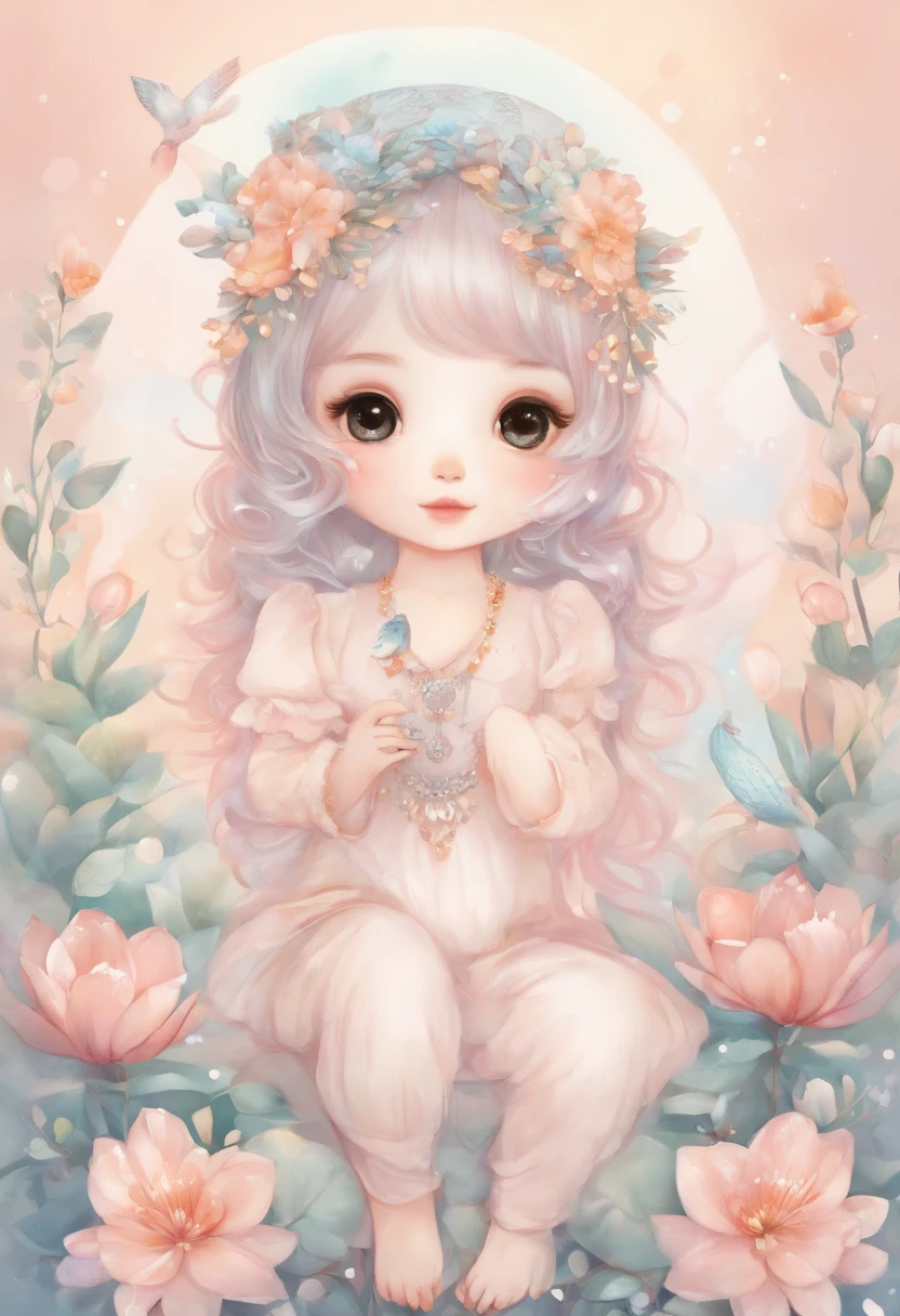 (PastelColors:1.3)、(Cute illustration:1.3)、(watercolor paiting:1.1)、 Chibi:1.2、
Detailed background、1 platypus 、Beautifully detailed、Moya、colourfull、marble、Particles of light、patterns、
Detailed drawing、Vibrant colors、striking contrast、intricate detailes、Delicate depiction、Luminescent、