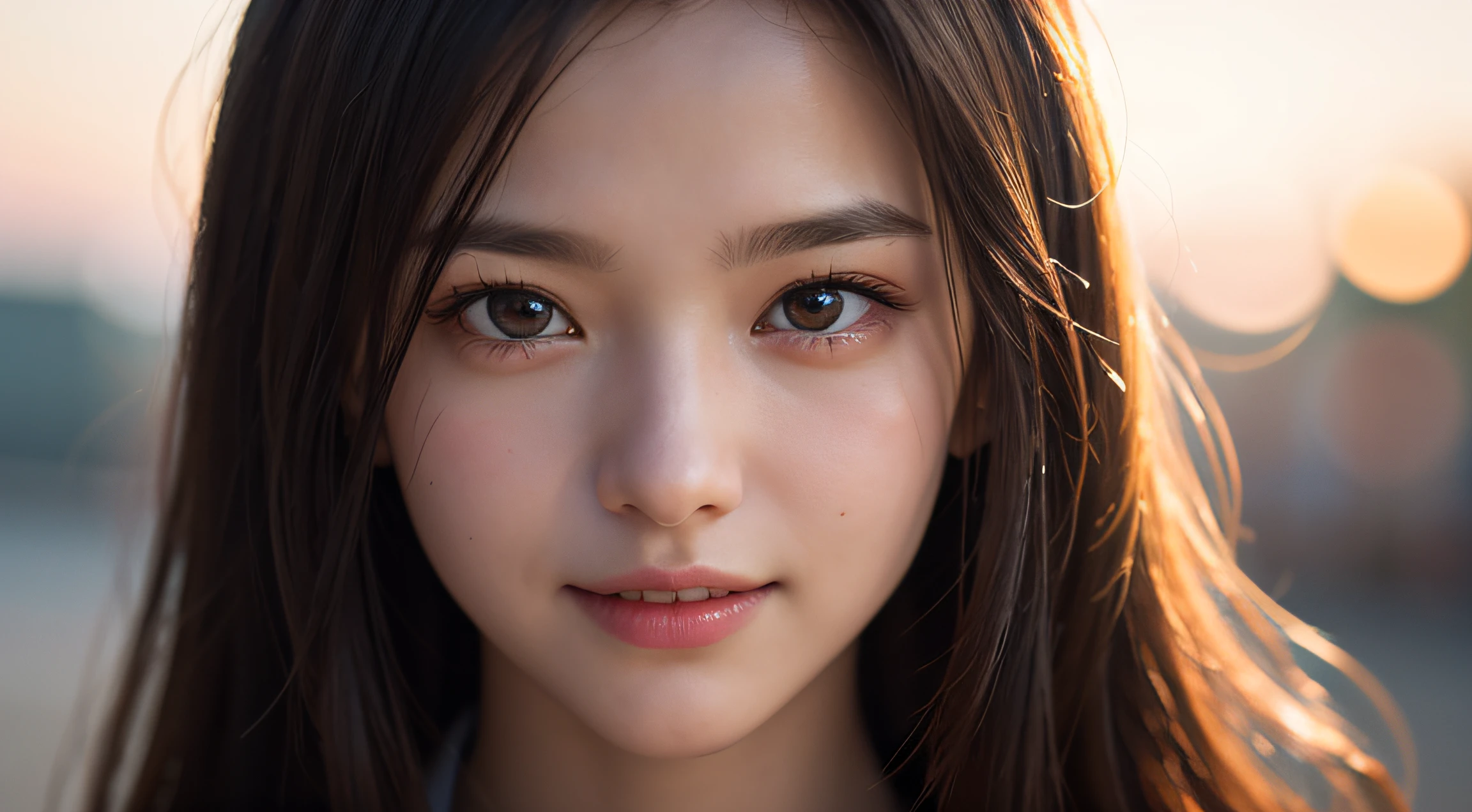 (Buttons that match the length of the shirt: 1.2), (Unbuttoned shirt: 1.1), The chest is visible,highest quality, masterpiece, figure, Very delicate and beautiful, Very detailed, CG, Unity, 8k wallpaper, wonderful, The finer details, Very detailedな CG Unity 8k 壁紙, Large file size, Very detailed, High resolution, Handsome detailed woman, Very detailedな目と顔, Stunning eye for detail, Face Light, (best figure: 1.1), (Best Shadow: 1.1), ultra High resolution, (Realistic: 1.1), (Realistic 1.2: 1.1), Realistic Face Proportions, slim, smile, (compensate: 0.4), (fluffy Iris: 1.21), Iris, Viewer's gaze, Dark brown hair, Bob Hair, Earrings, Cowboy Shot, (Irregular skin defects, vein, Wrinkles on the skin: pores: 1.2), (Dark Night Background: 1.2), (Bokeh: 1.4), shade, Outdoor