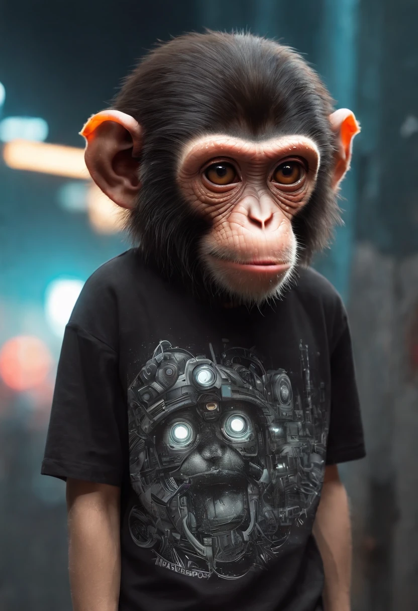 Una figura de mono futurista, con luces en los ojos, Surrounded by vector t-shirt design with numbers"3 6 9",un cigarrillo en la mano Listo para vibraprint, Illustration of the cyberpunk monkey, perfil, sticker, Fondo blanco limpio, vector profesional, High detail, T-shirt design, Graffiti, Paisaje urbano vibrante y futurista.Una figura de mono futurista, con luces en los ojos, surrounded by Vibraprint Ready vector t-shirt design, Illustration of the cyberpunk monkey, perfil, sticker, Fondo blanco limpio, vector profesional, High detail, T-shirt design, Graffiti, Paisaje urbano vibrante y futurista, 8K, UHD, high quality, intricately detailed, highly detailed