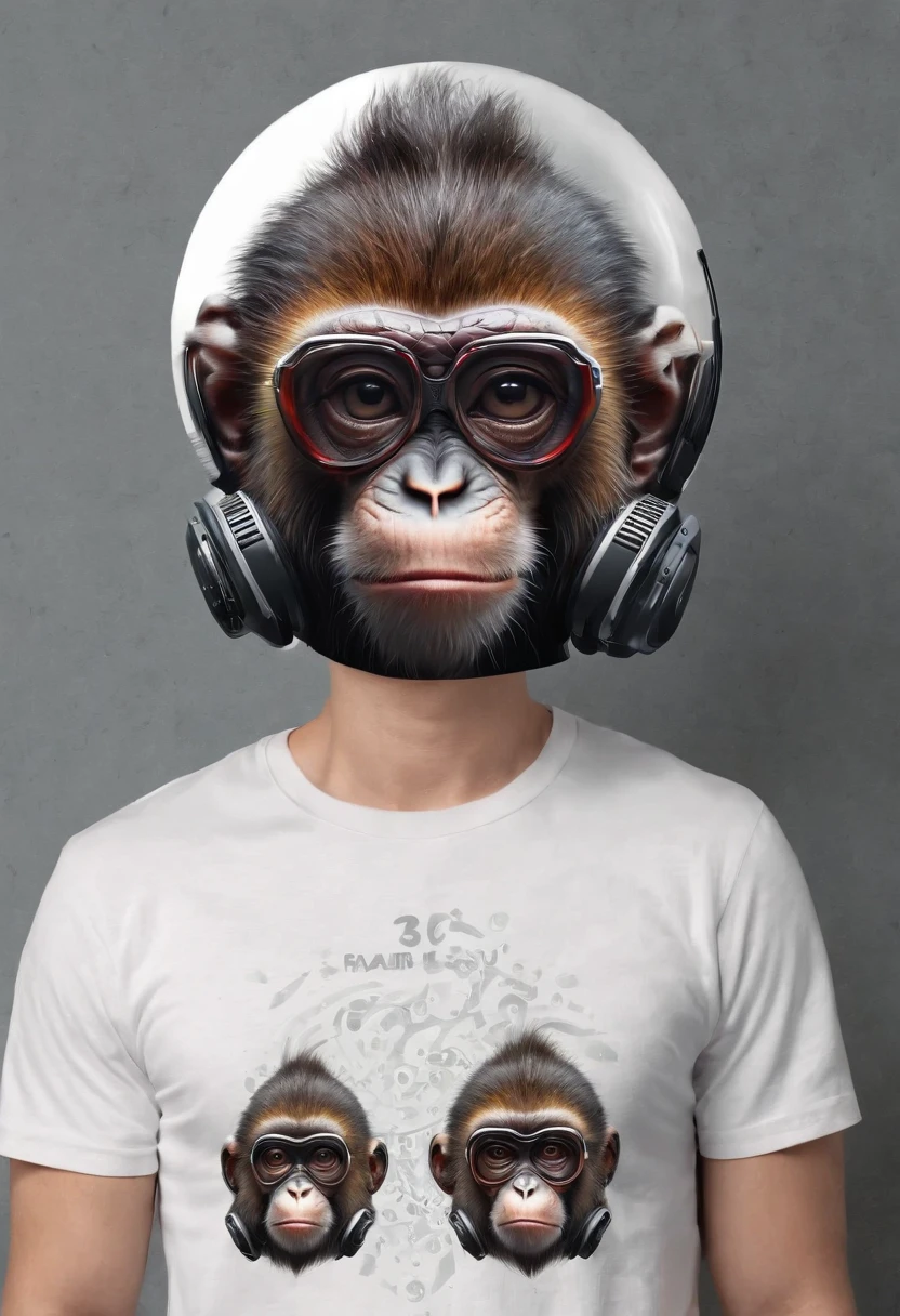 Una figura de mono futurista, con luces en los ojos, Surrounded by vector t-shirt design with numbers"3 6 9",un cigarrillo en la mano Listo para vibraprint, Illustration of the cyberpunk monkey, perfil, sticker, Fondo blanco limpio, vector profesional, High detail, T-shirt design with text "369" , Paisaje urbano vibrante y futurista.Una figura de mono futurista, con luces en los ojos, surrounded by Vibraprint Ready vector t-shirt design, Illustration of the cyberpunk monkey, perfil, sticker, Fondo blanco limpio, vector profesional, High detail, T-shirt design, Graffiti, Paisaje urbano vibrante y futurista, 8K, UHD, high quality, intricately detailed, highly detailed
