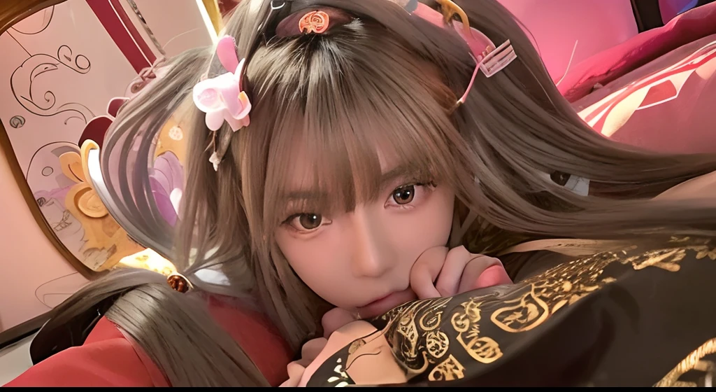 A close up of woman with long hair wearing Chinese outfit, realistic anime 3D style, realistic young anime girl, stunning anime face portrait, photo realistic anime, anime realism style, kawaii realistic portrait, realistic anime artsyle, beautiful anime portrait, realistic anime style at pixiv, realistic anime art style, hyper realistic anime, 3D anime realistic