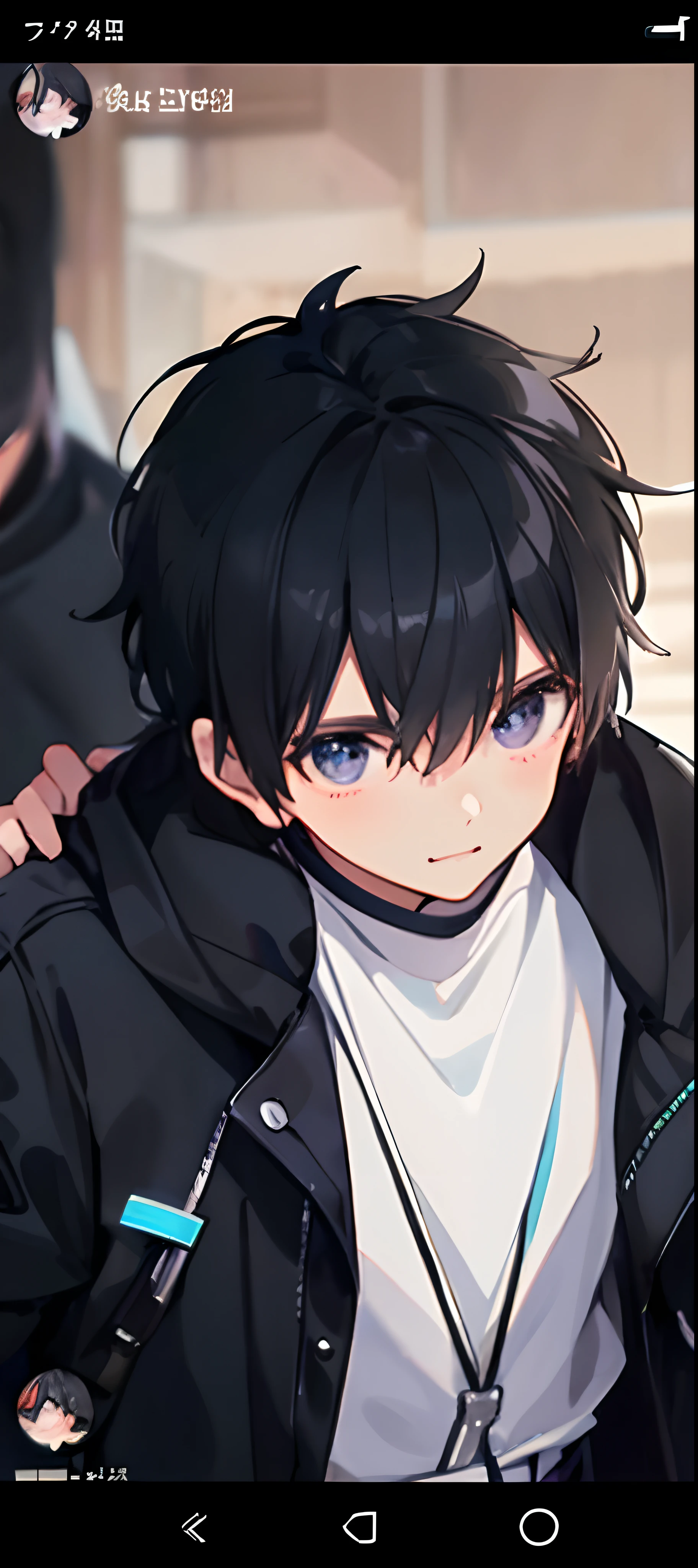 anime boy with black hair and blue eyes in a black jacket, young anime man, anime moe artstyle, anime boy, clean detailed anime style, male anime style, high quality anime artstyle, artwork in the style of guweiz, anime style portrait, male anime character, smooth anime cg art, anime handsome man, anime stylized