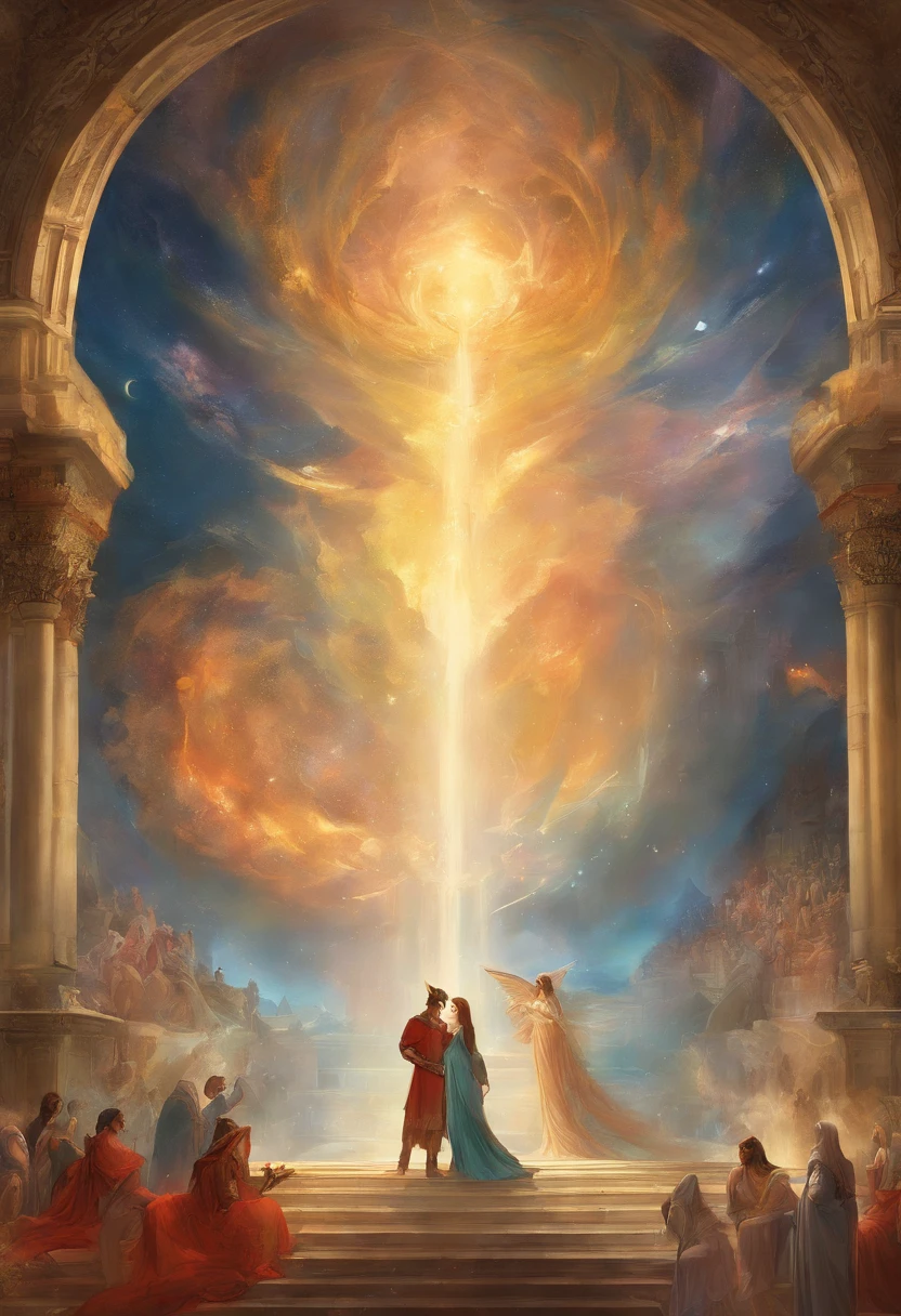 In Dante's Divine Comedy, Especially in the part known as the Second Heaven: mercury, A person obsessed with fame and honor々is home to. This part of the work is、Shows impure love for God.