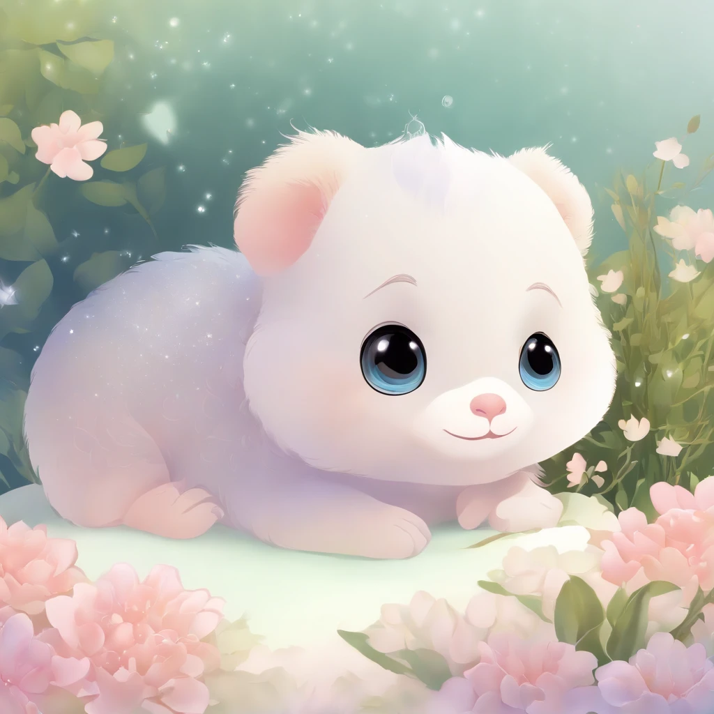 (PastelColors:1.3)、(Cute illustration:1.3)、(watercolor paiting:1.1)、 Chibi：1.2、(Gradient Eyes:1.8)
细致背景、1 platypus 、Beautifully detailed、Moya、colourfull、marble、Particles of light、patterns、 
Detailed drawing、Vibrant colors、striking contrast、intricate detailes、Delicate depiction、Luminescent、